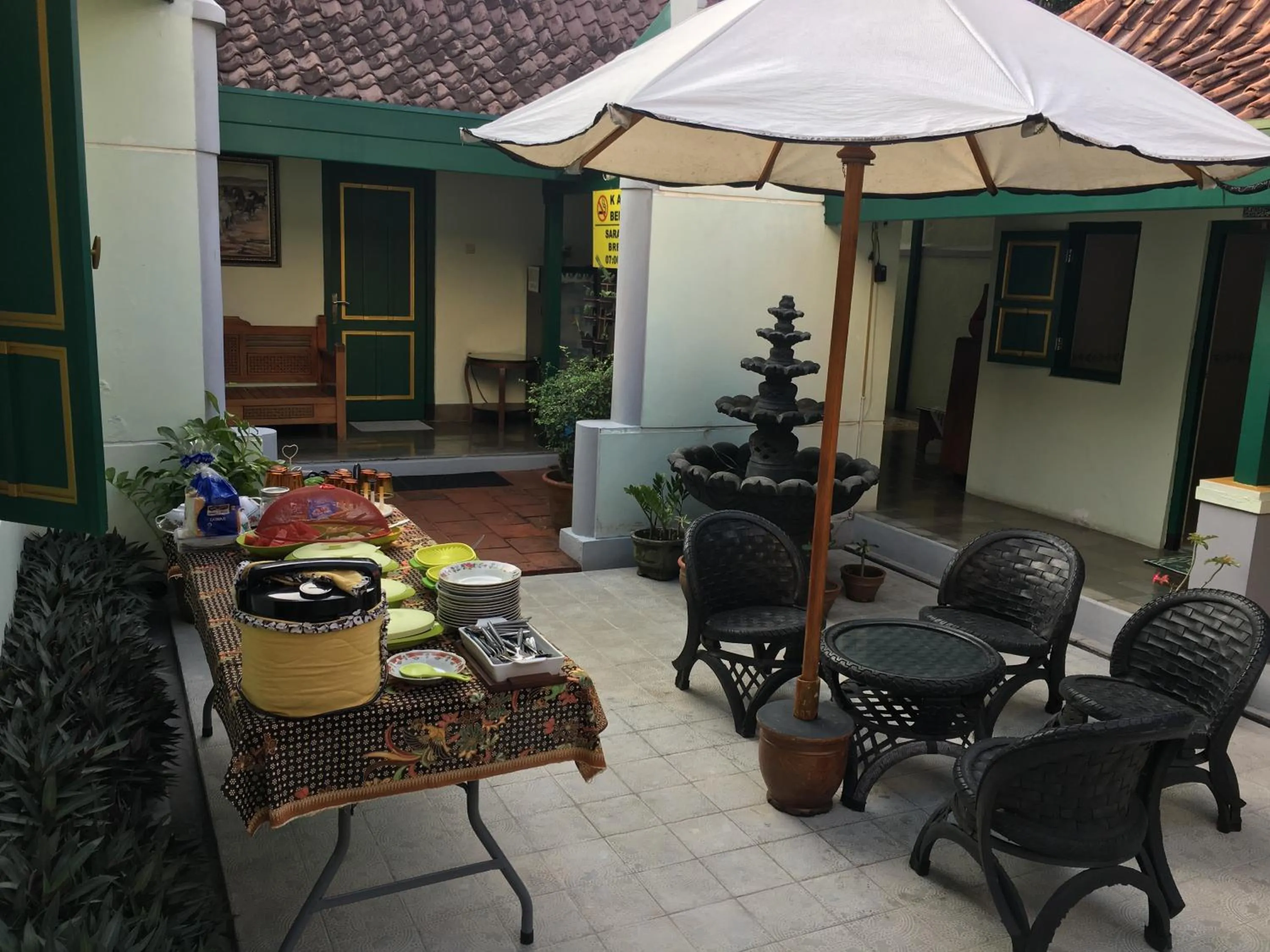 Patio in Pamularsih Homestay