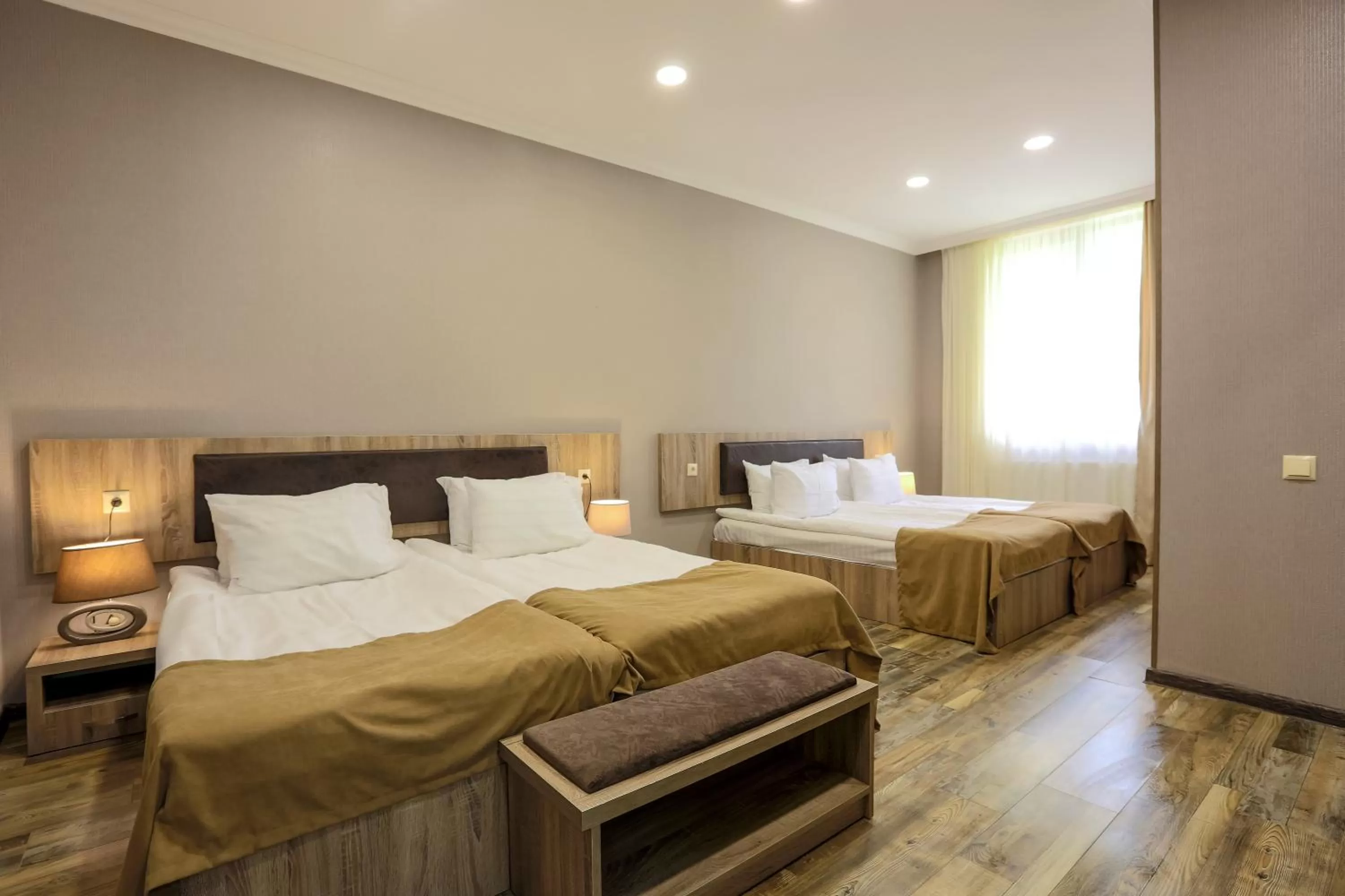 Bed in Suntower Hotel