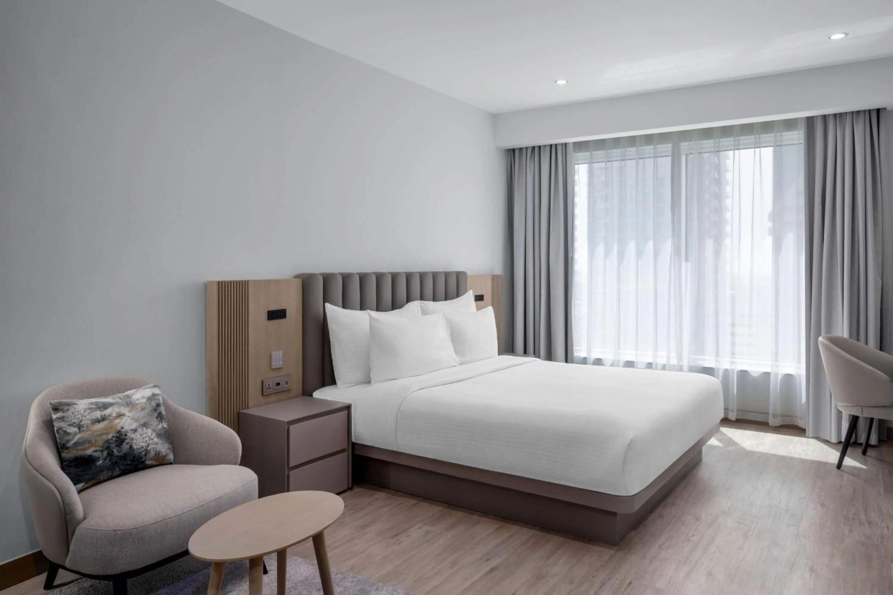 Bedroom, Bed in Residence Inn by Marriott Sheikh Zayed Road, Dubai