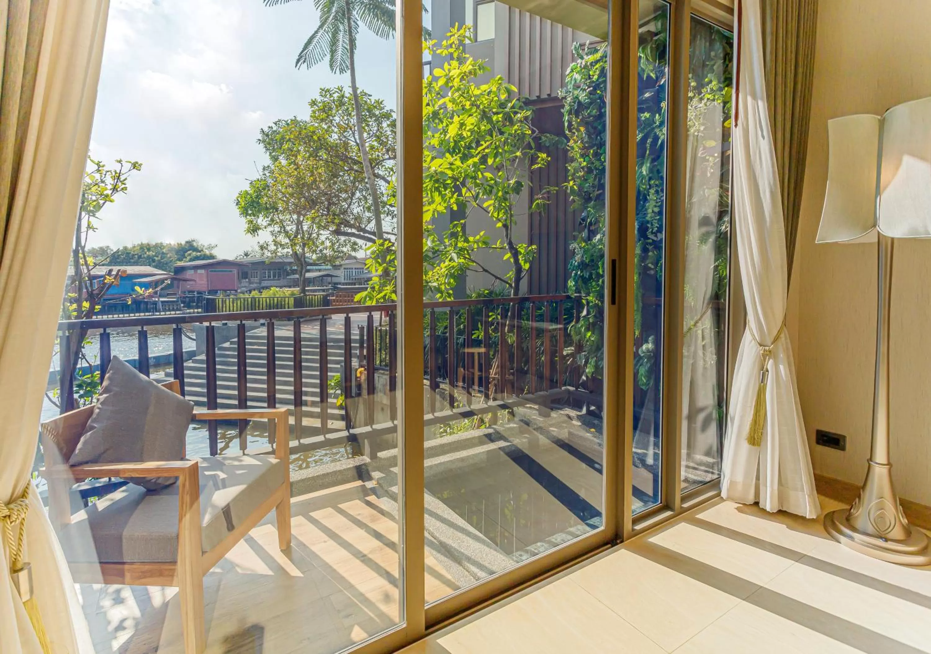 Balcony/Terrace in W1Bangkoknoi Hotel