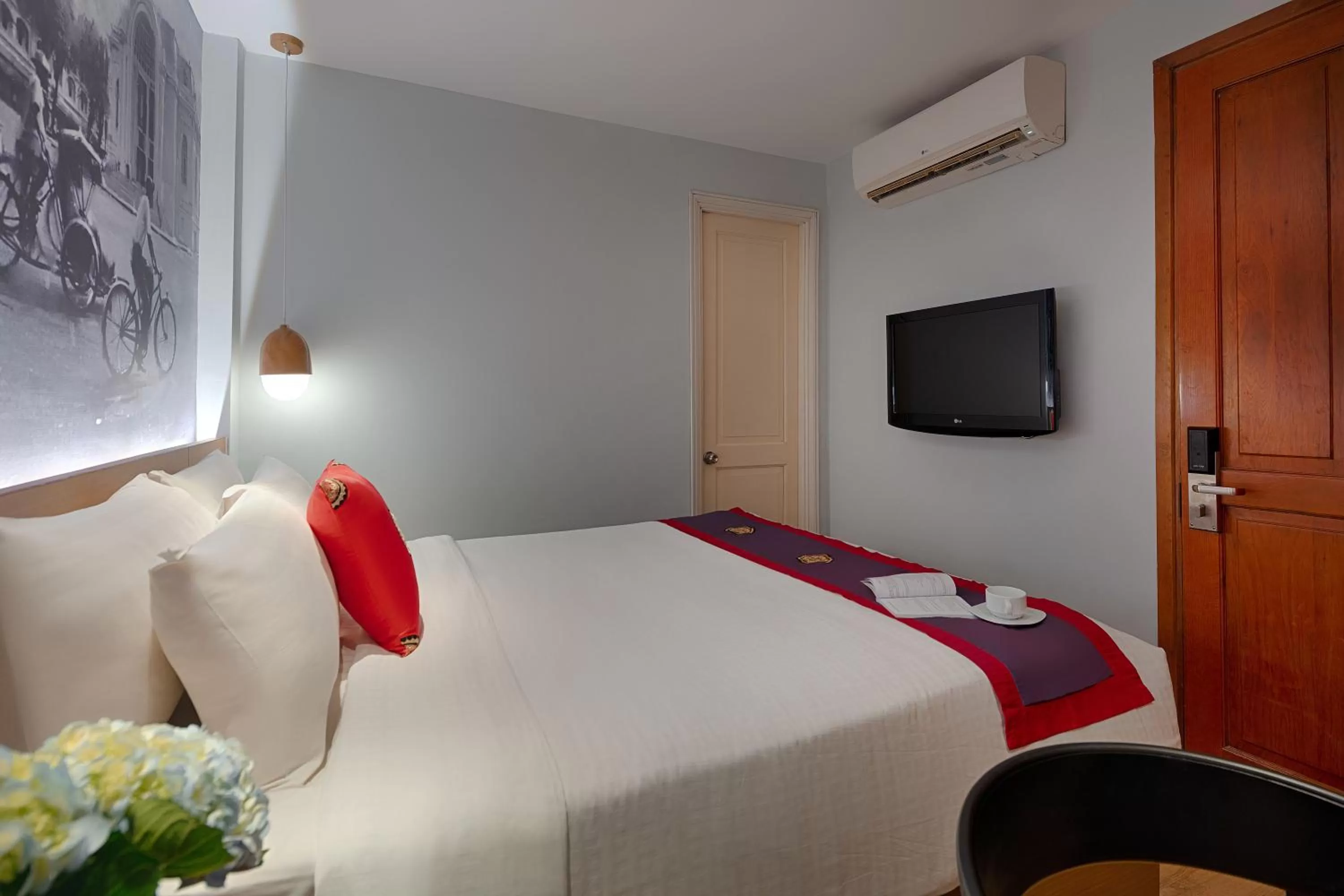 Bed in Little Saigon Boutique Hotel