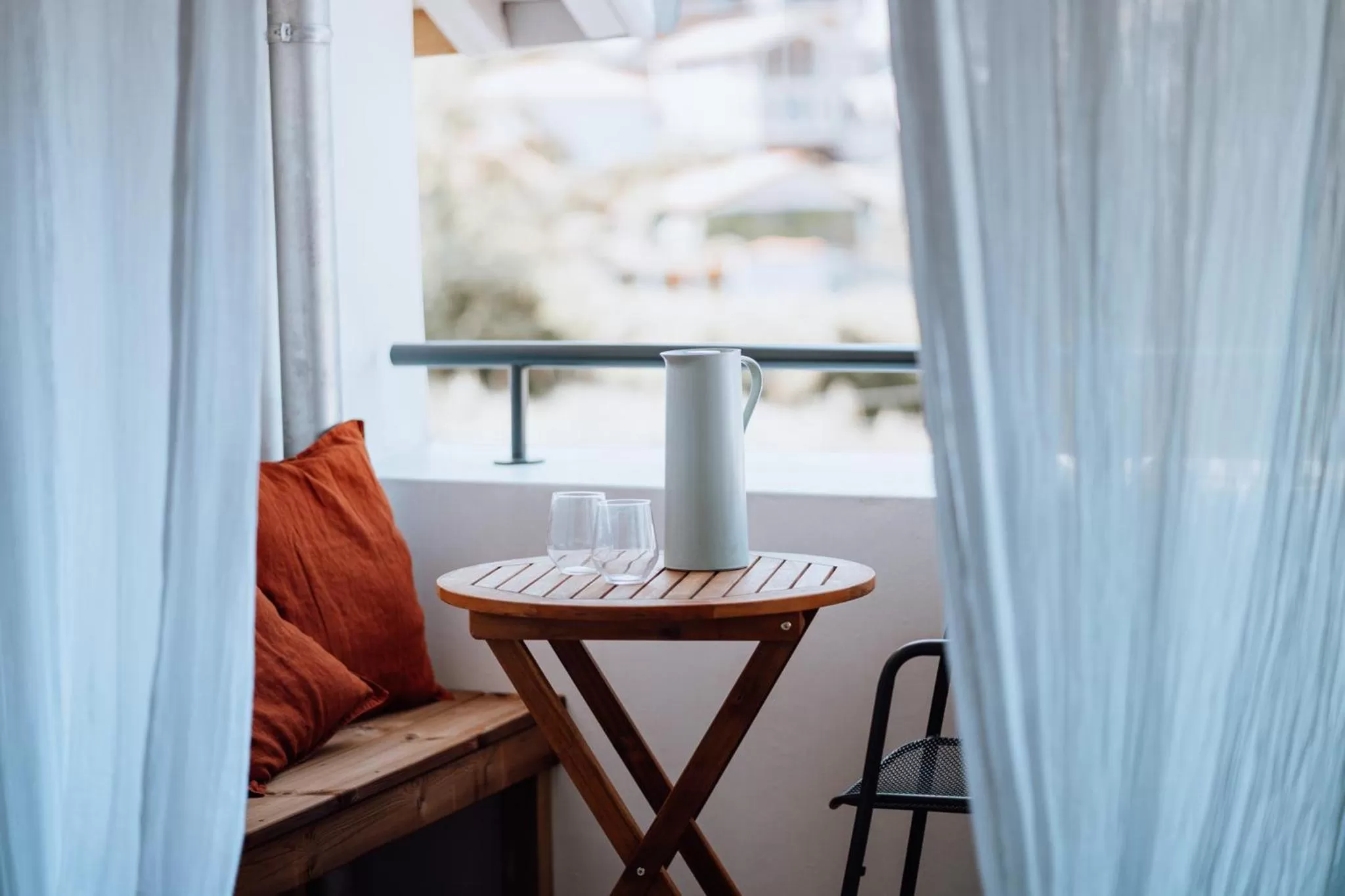 Balcony/Terrace in Biarritz Surf Lodge Chambre d'hôtes