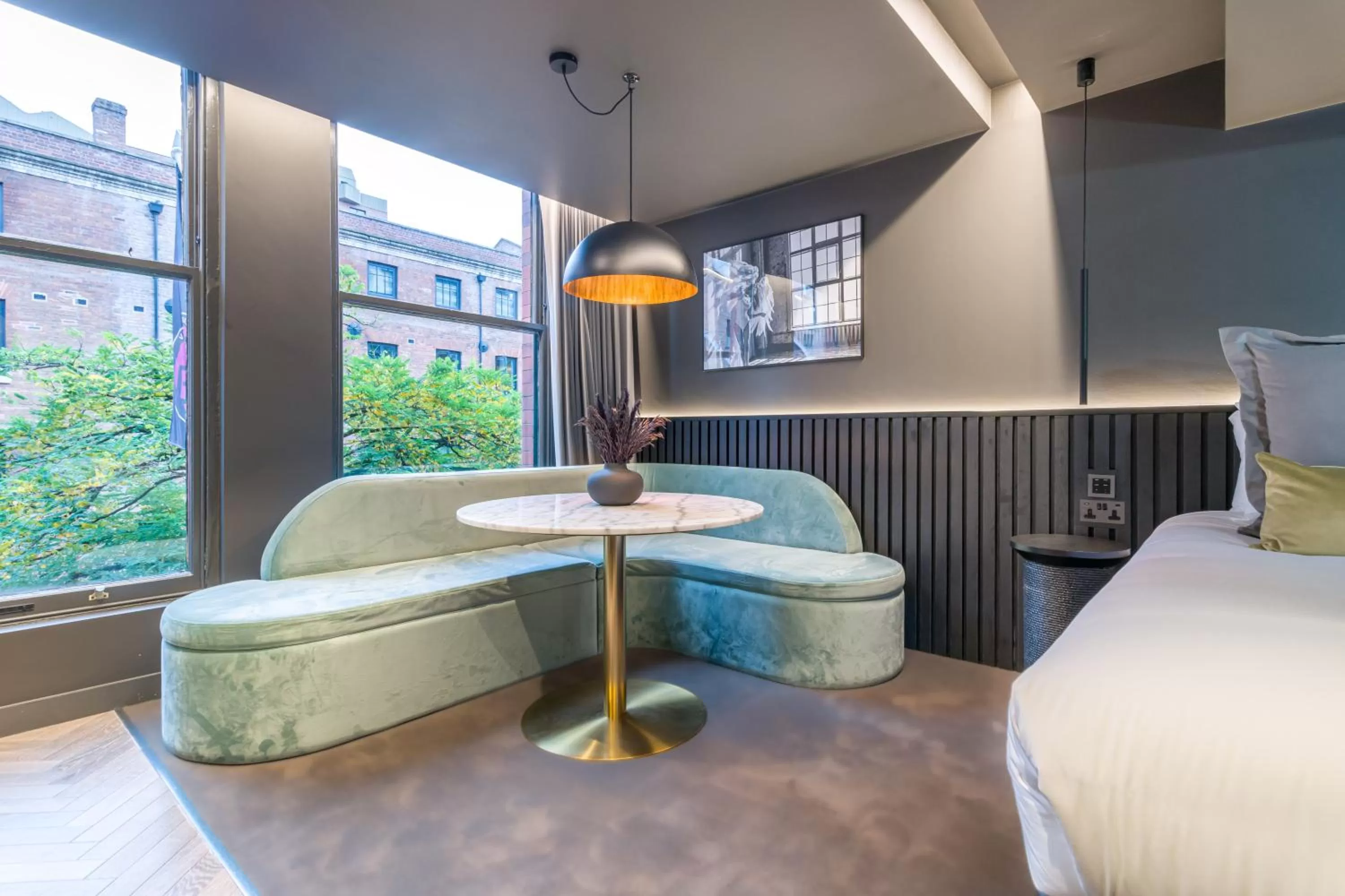 Seating area, Bed in Velvet Hotel Manchester, WorldHotels Crafted