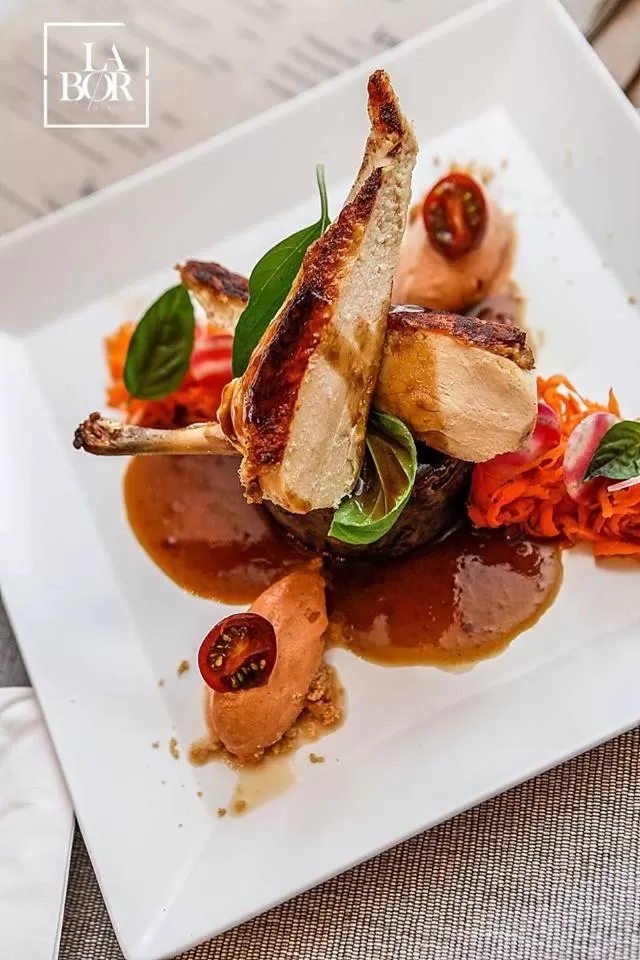 Food close-up in LaBor Kvártély