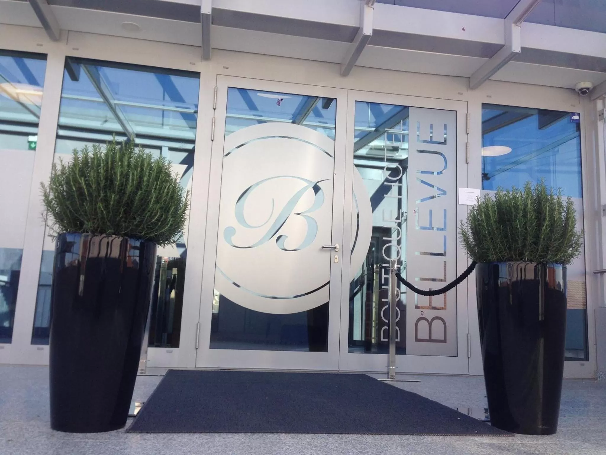 Facade/entrance in Boutique Hotel Bellevue Rheinfelden / Basel