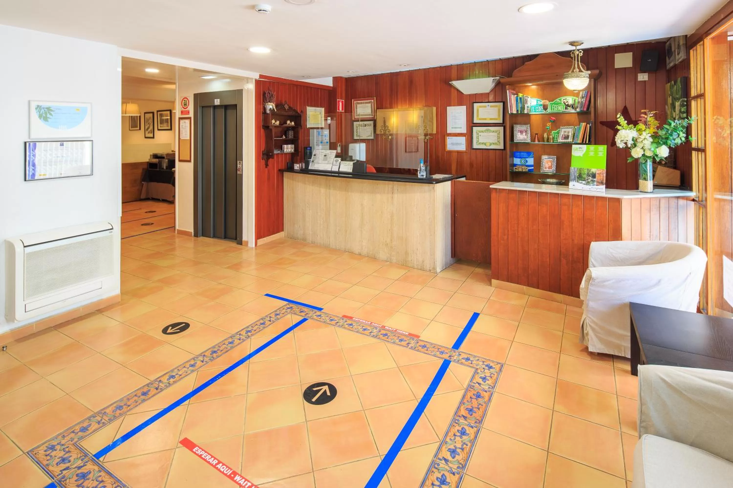 Lobby or reception in Hotel Ripoll