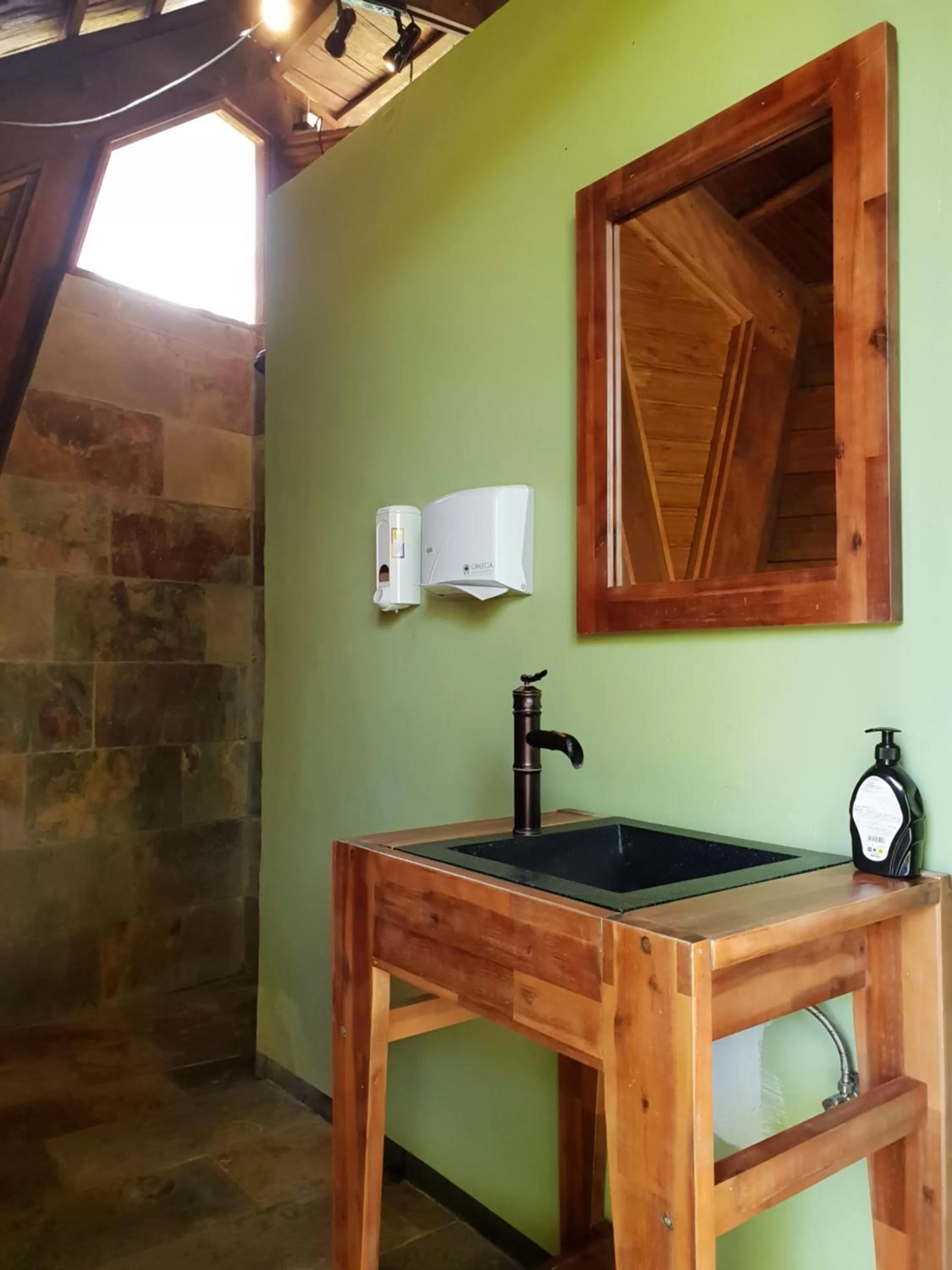 Shower in Houttuyn Wellness River Resort