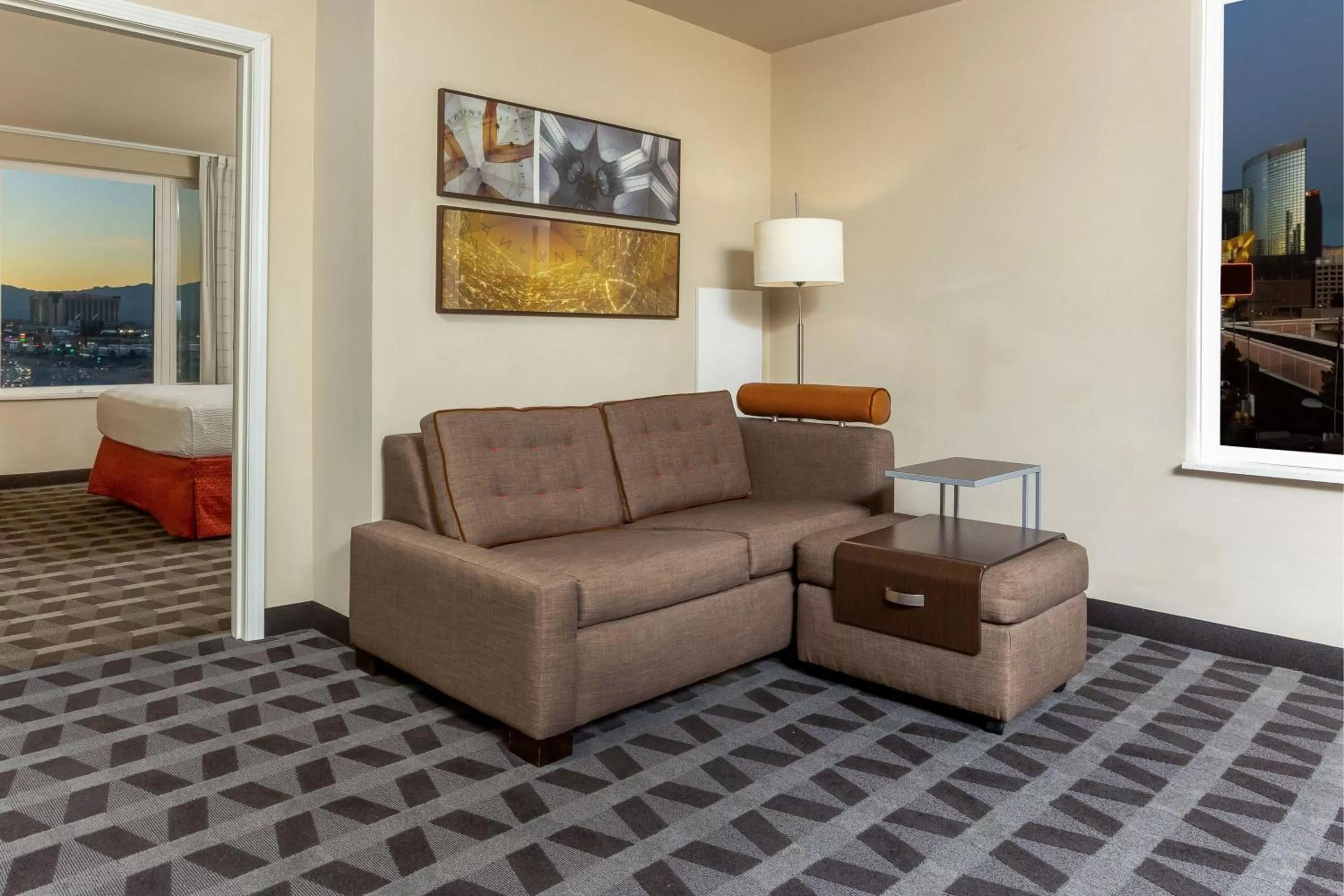 Bedroom in TownePlace Suites By Marriott Las Vegas Stadium District