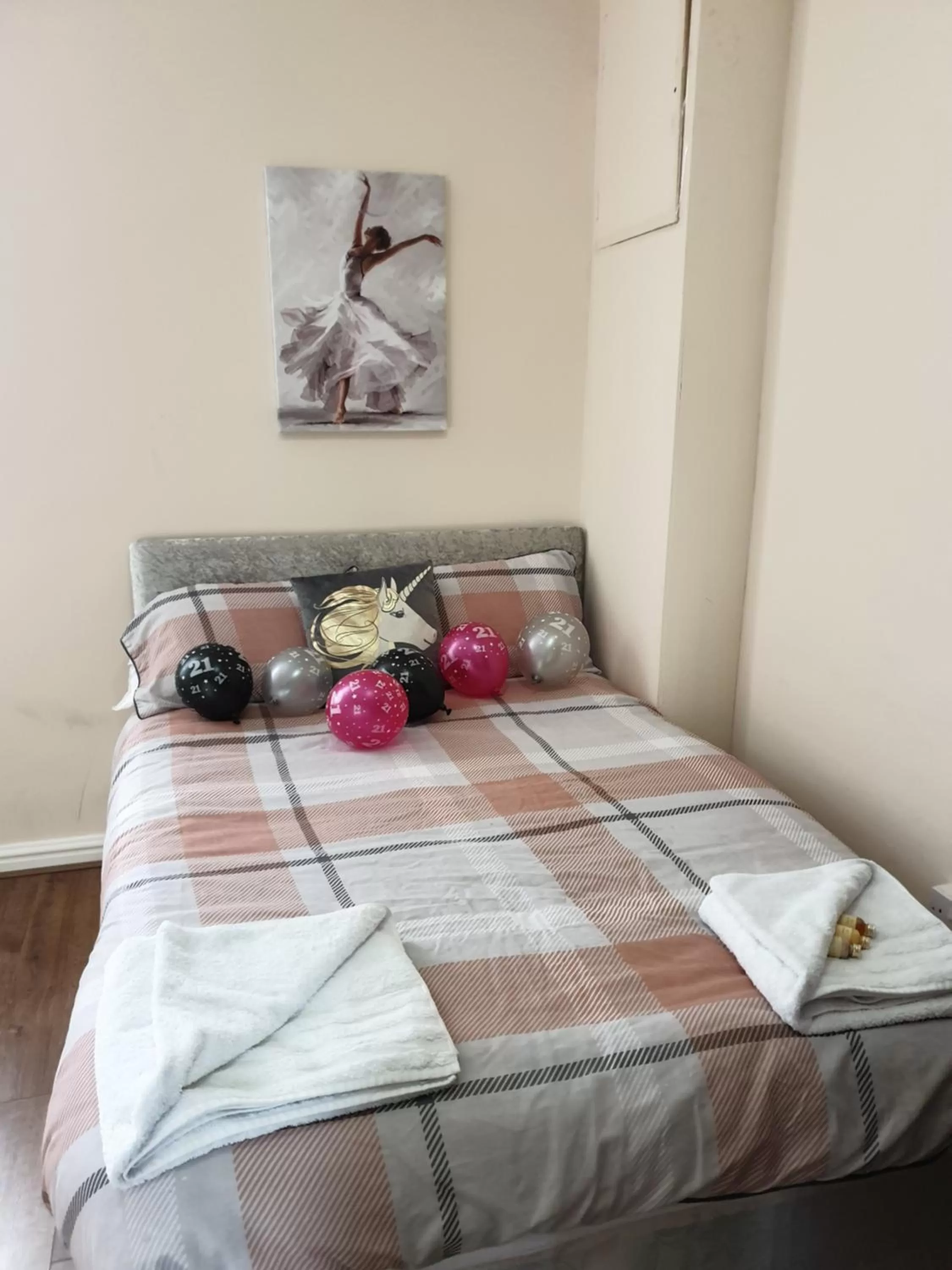 Bed in The Winter Garden Suites