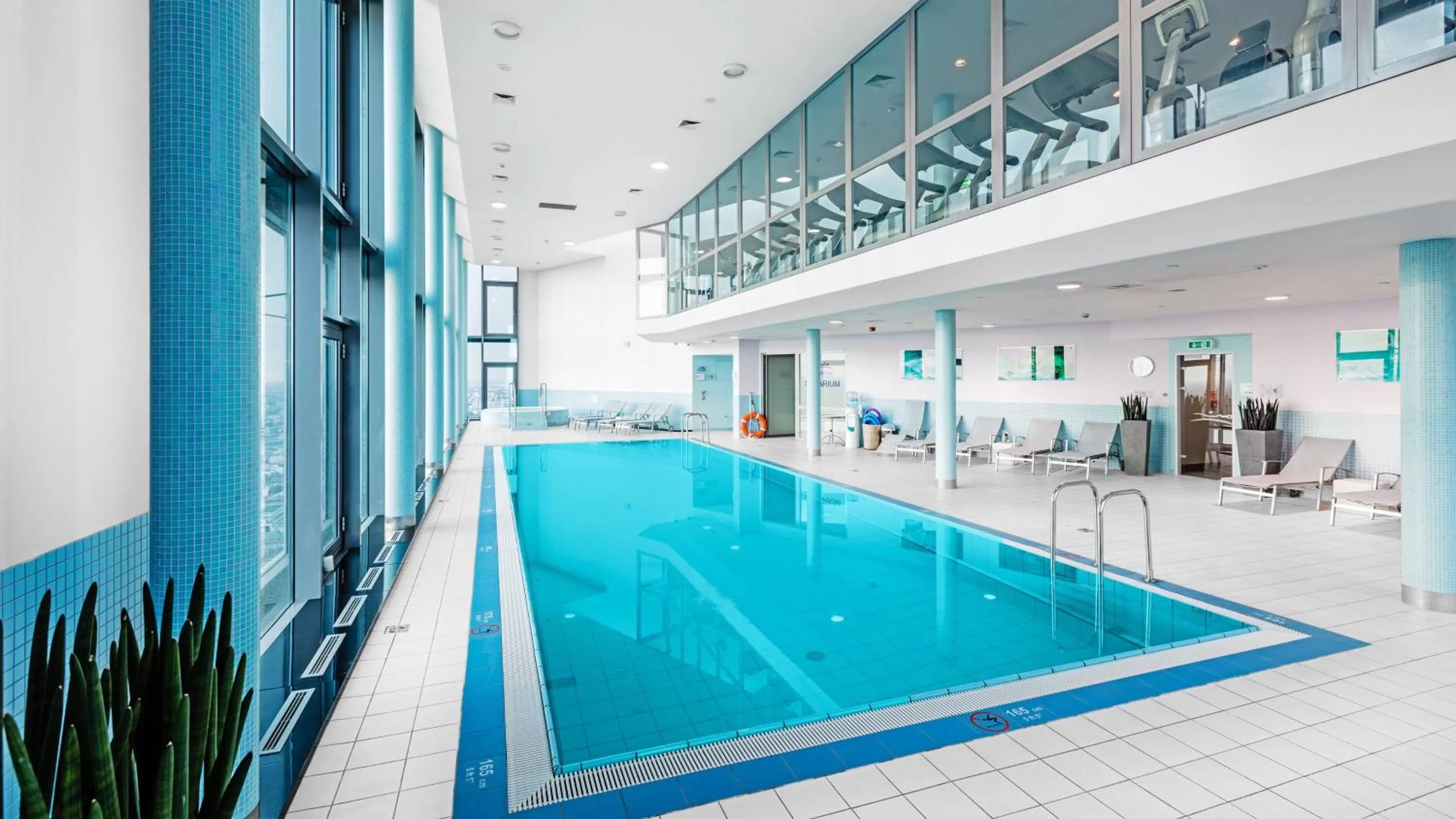 Swimming pool in InterContinental Warszawa by IHG