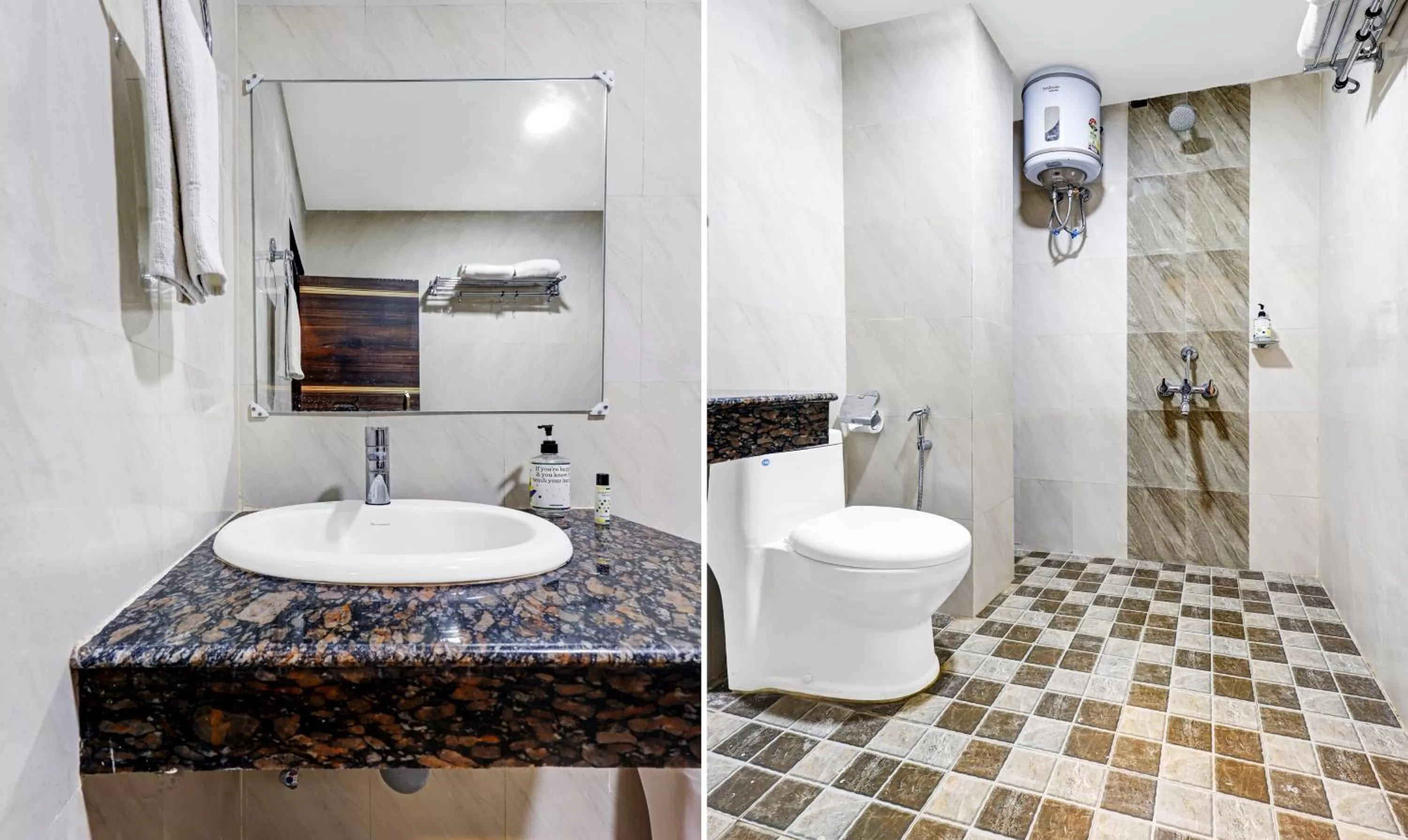 Toilet in Treebo Spring Brook