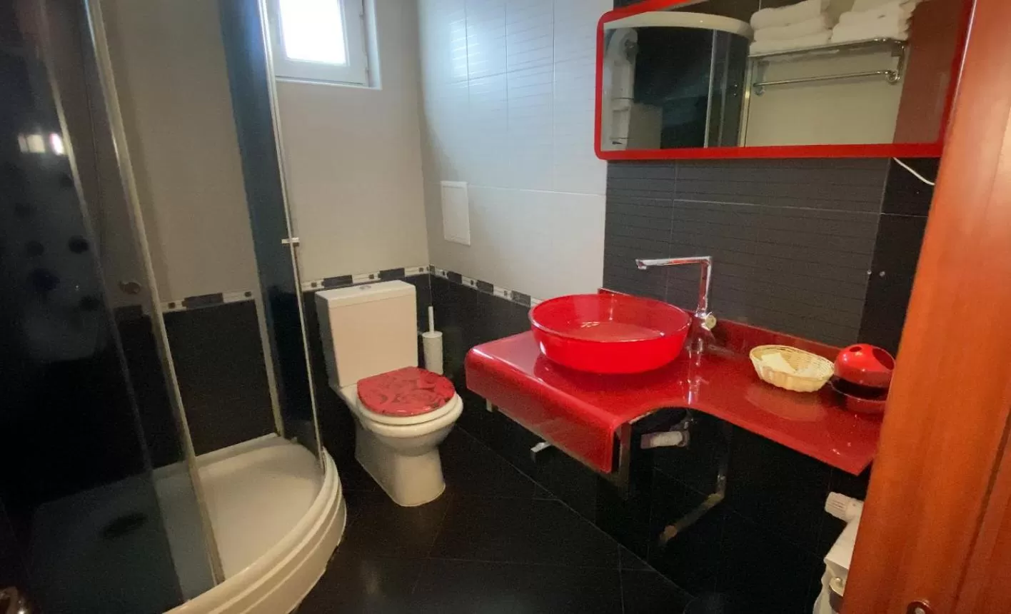 Toilet in Aneli Hotel