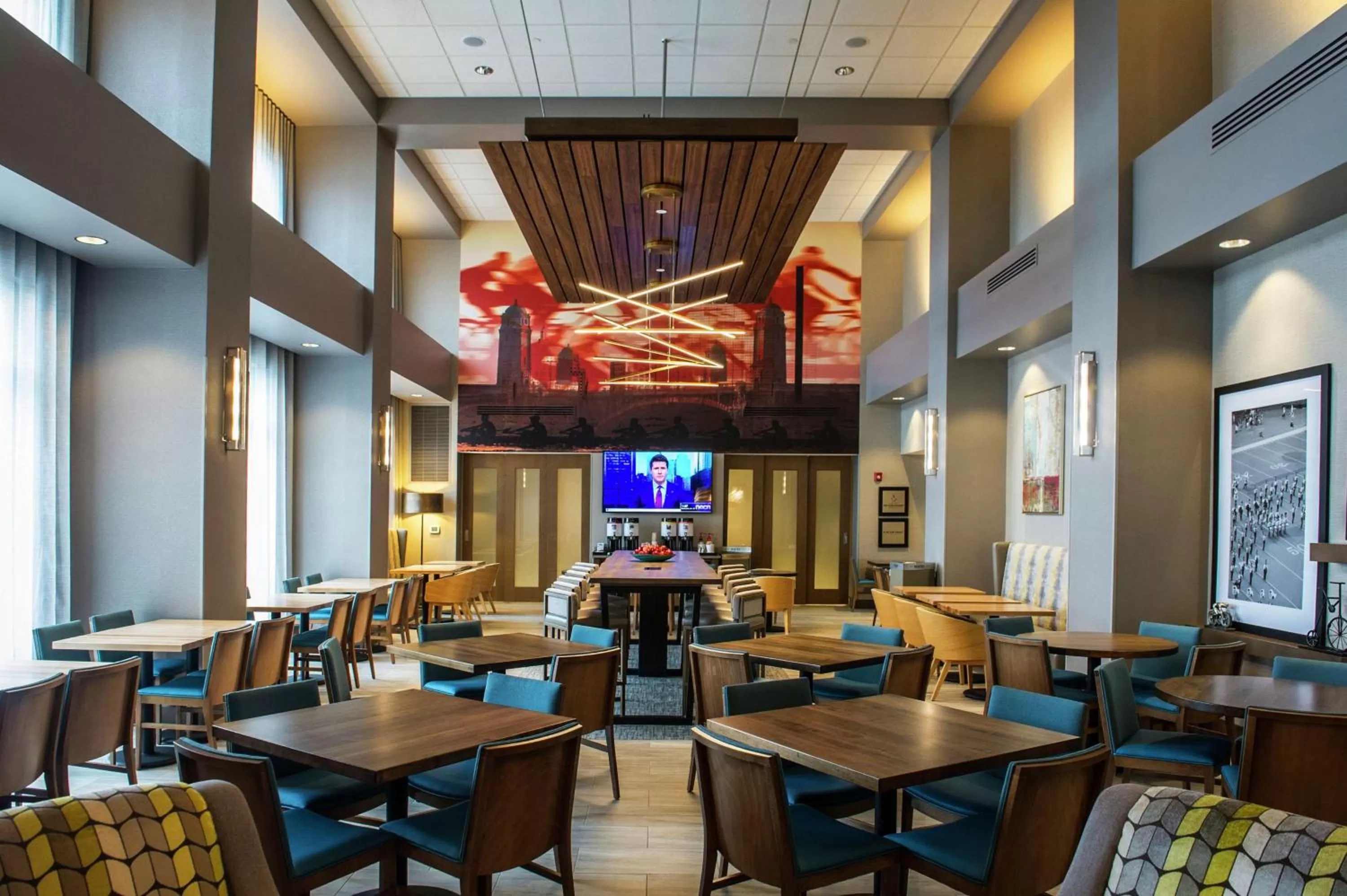 Lobby or reception in Hampton Inn & Suites/Foxborough/Mansfield