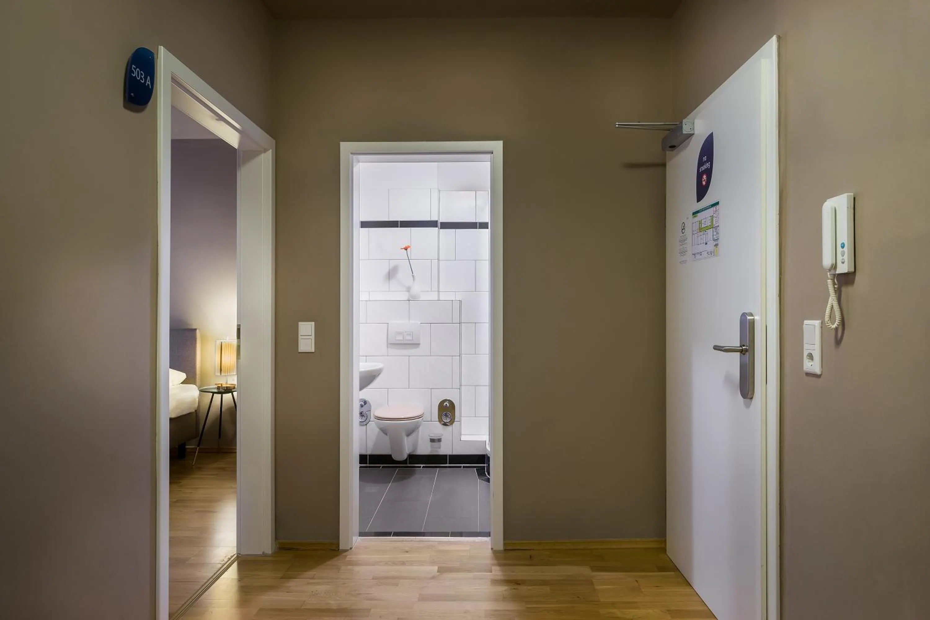 Photo of the whole room, Bathroom in Scope Hotel City Stay Frankfurt