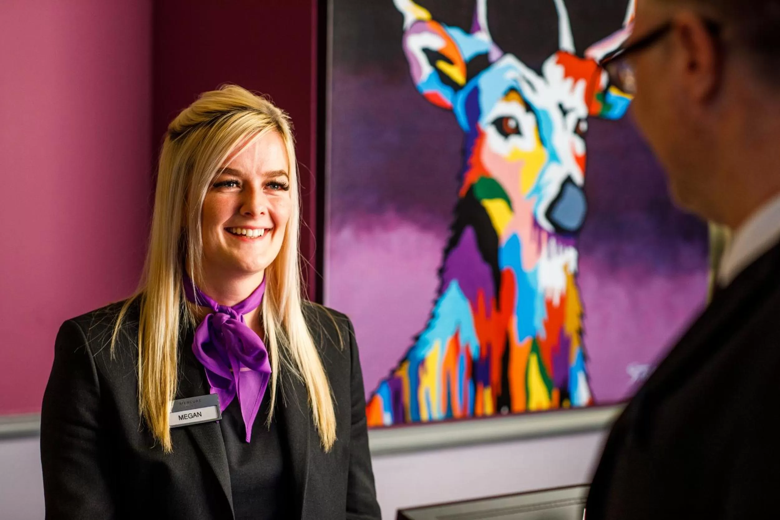 Lobby or reception in Mercure Ayr Hotel