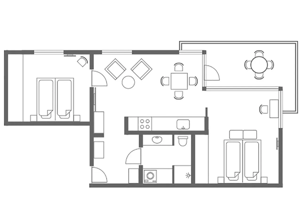 Floor plan in Charlottehaven