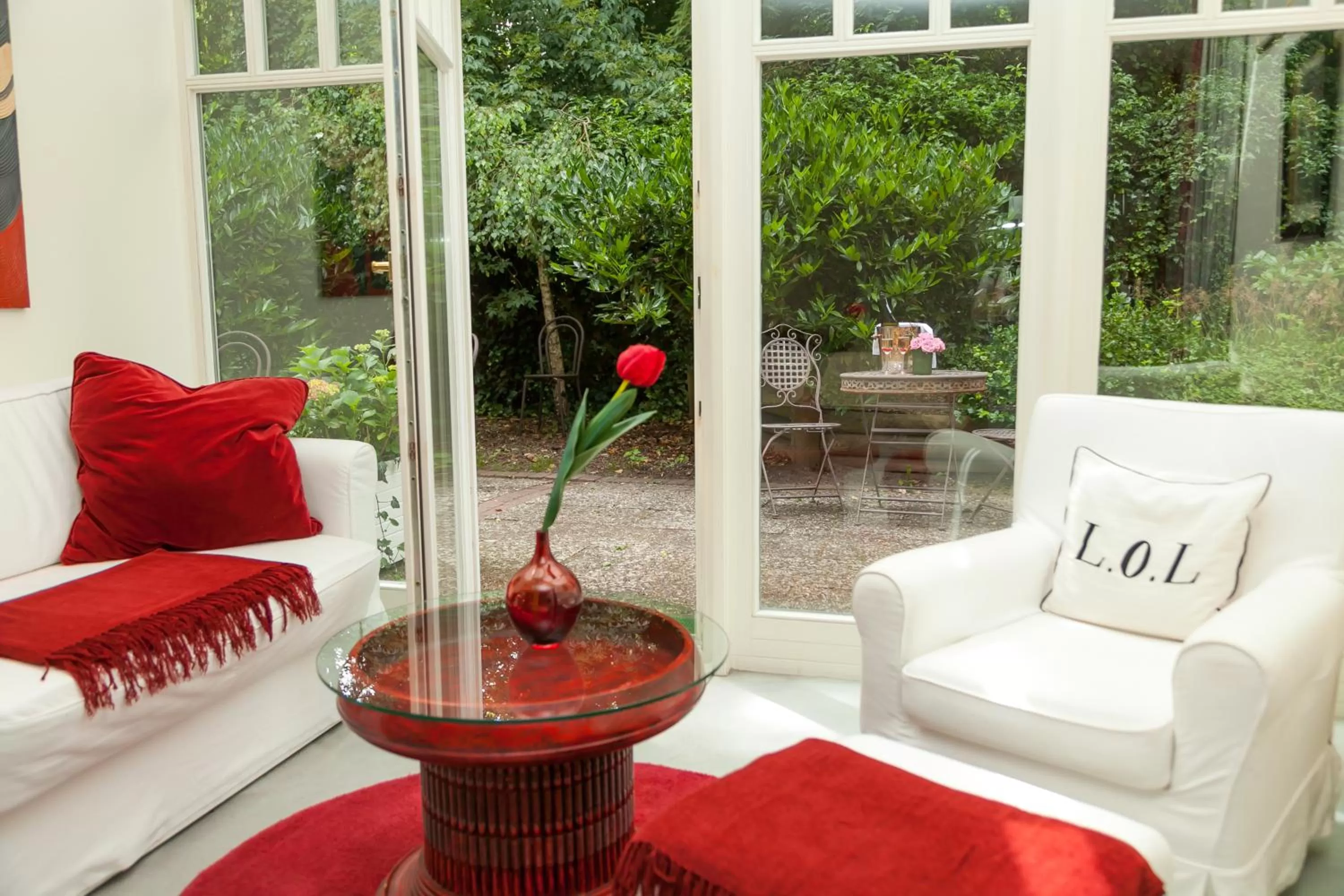 Balcony/Terrace in Gästehaus Schloss Bothmer