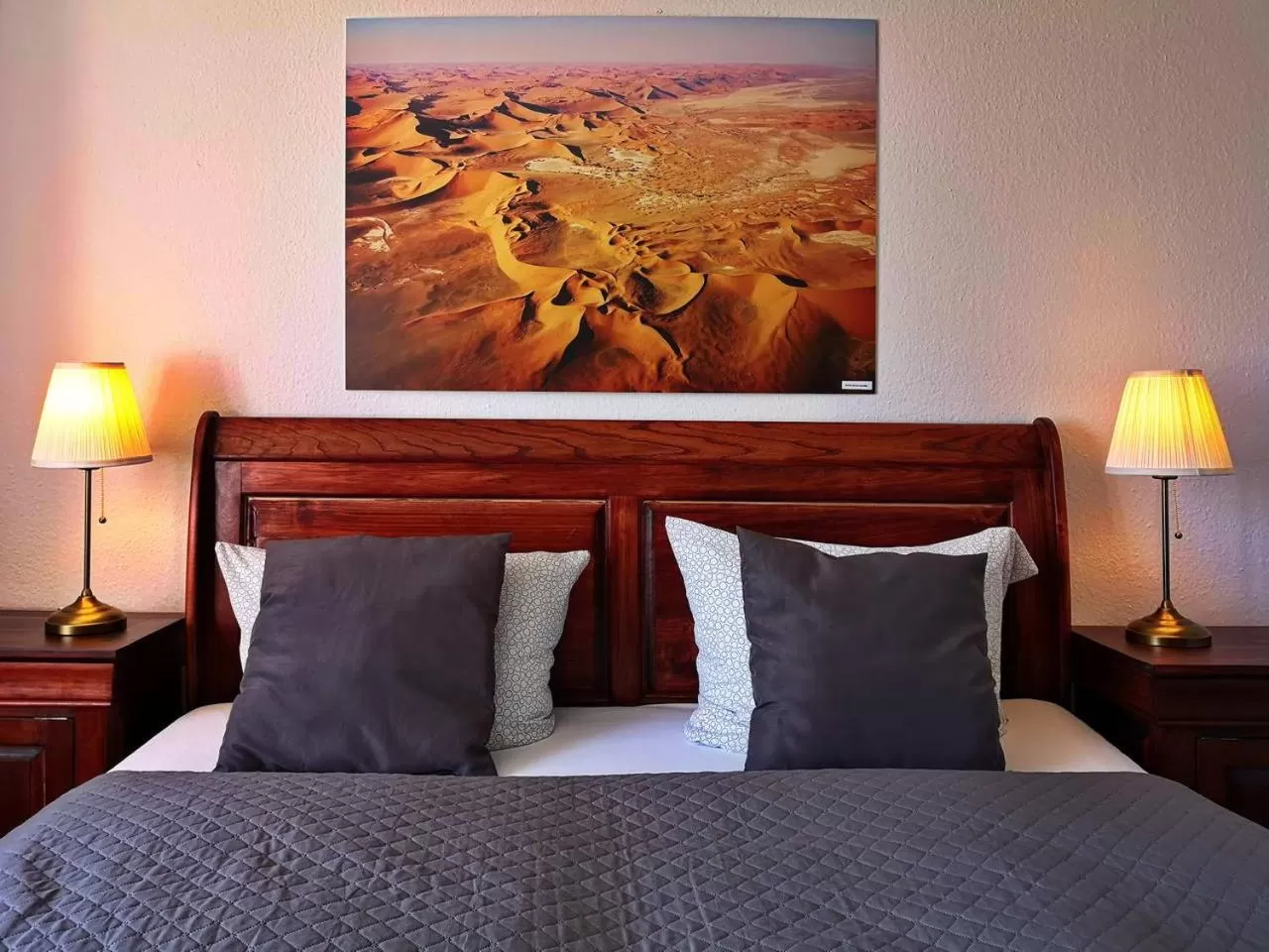 Bed in Landlust Hotel