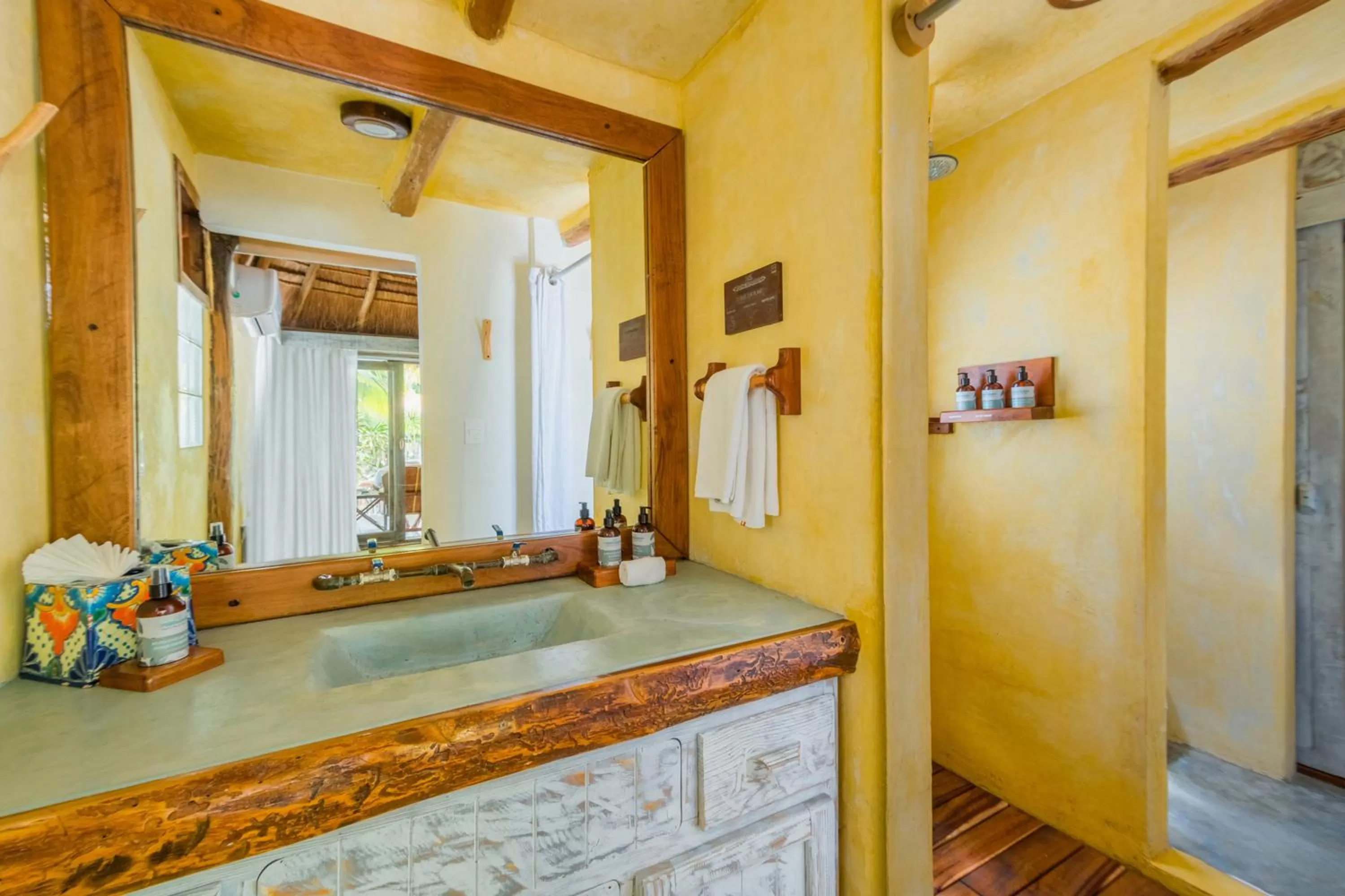 Bathroom in Villa Pescadores Tulum-Beachfront hotel by Ahau Collection