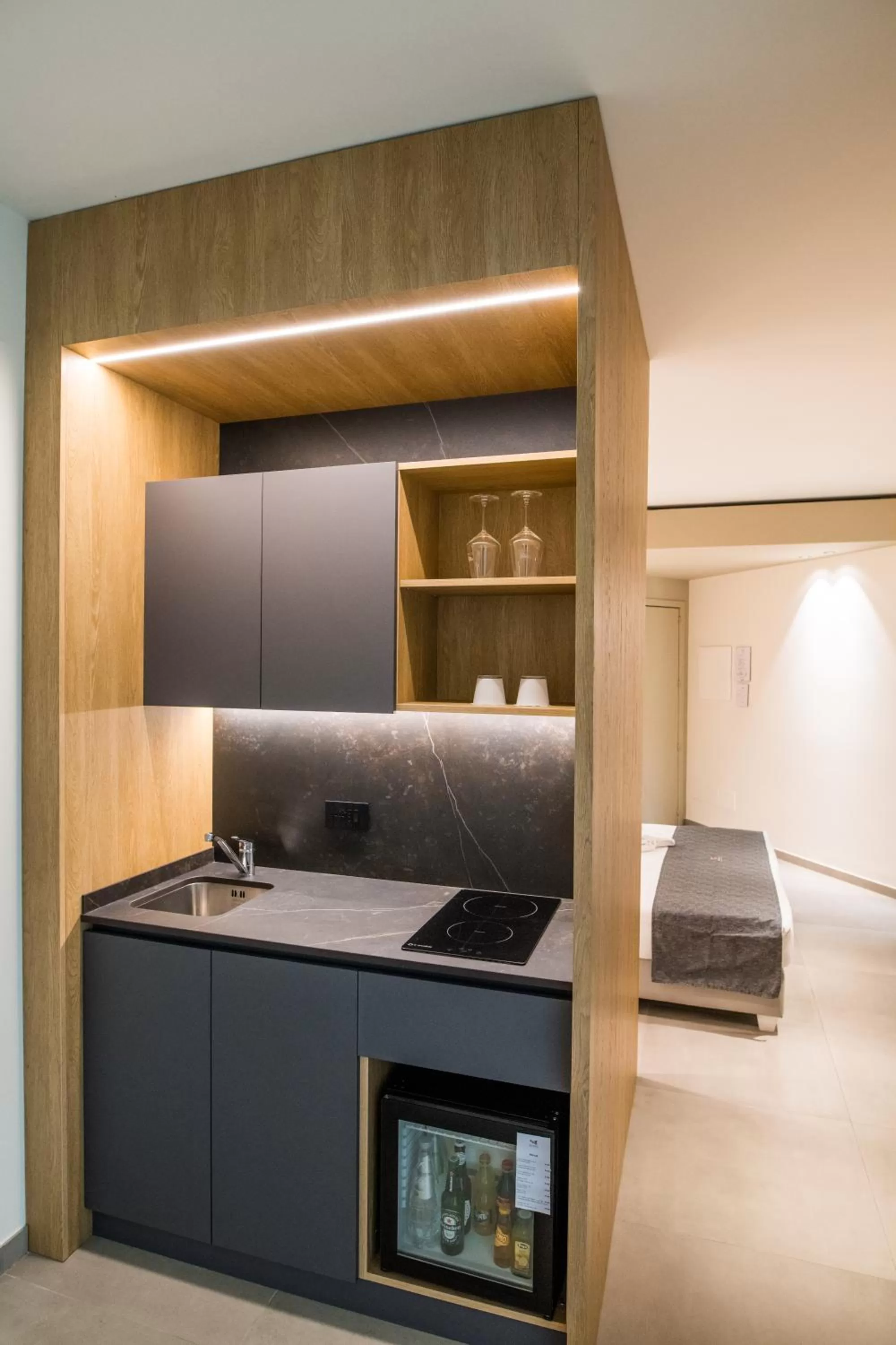 Kitchen or kitchenette in Sicilia's Art Hotel & Spa