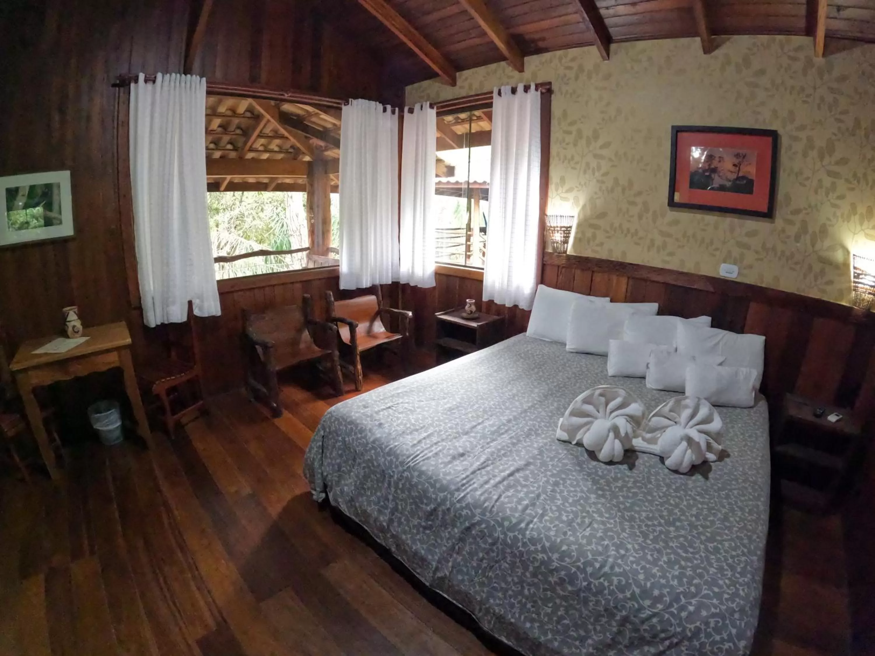 Bed in Hotel Cabanas