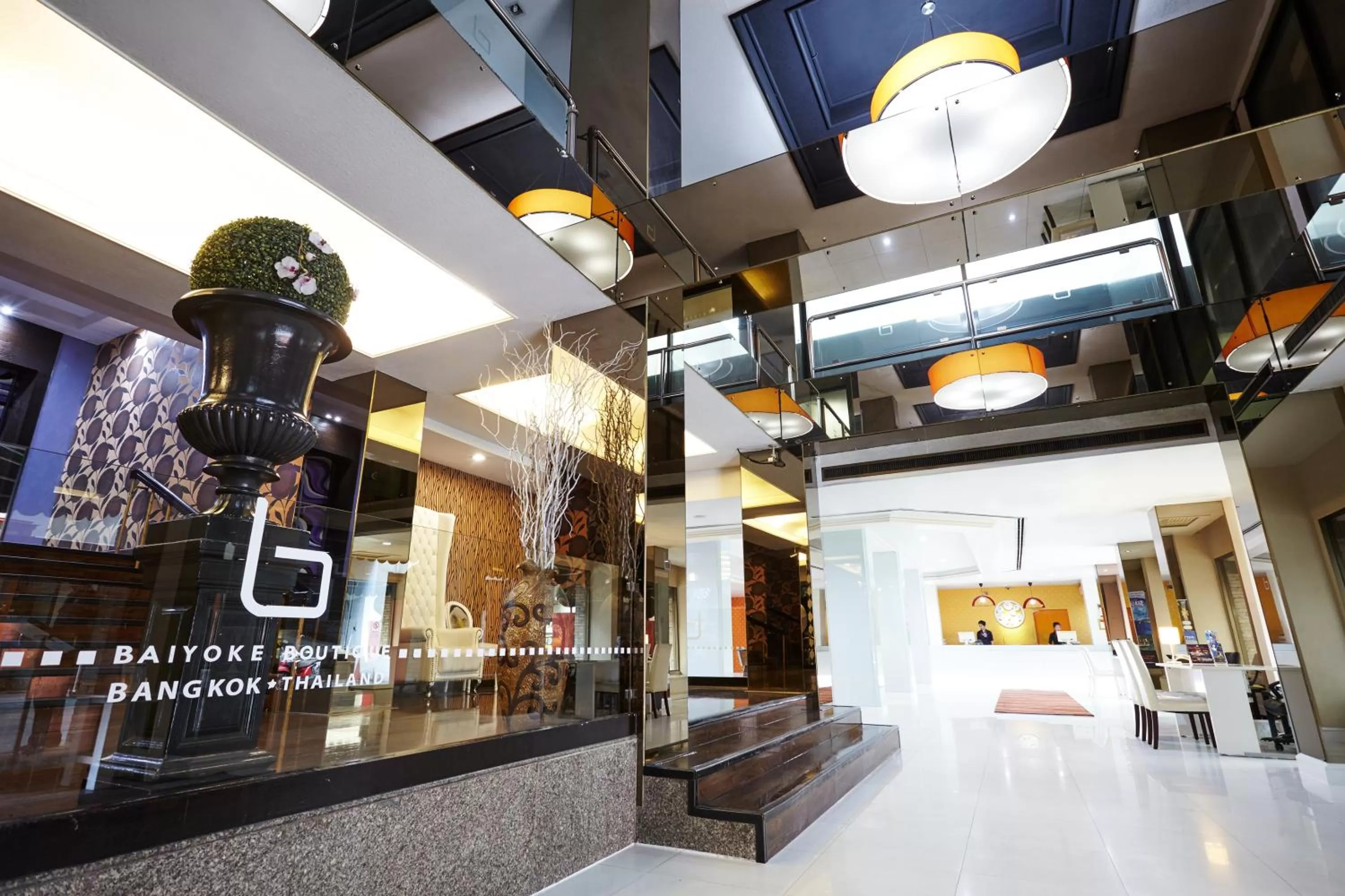 Lobby or reception in Baiyoke Boutique Hotel