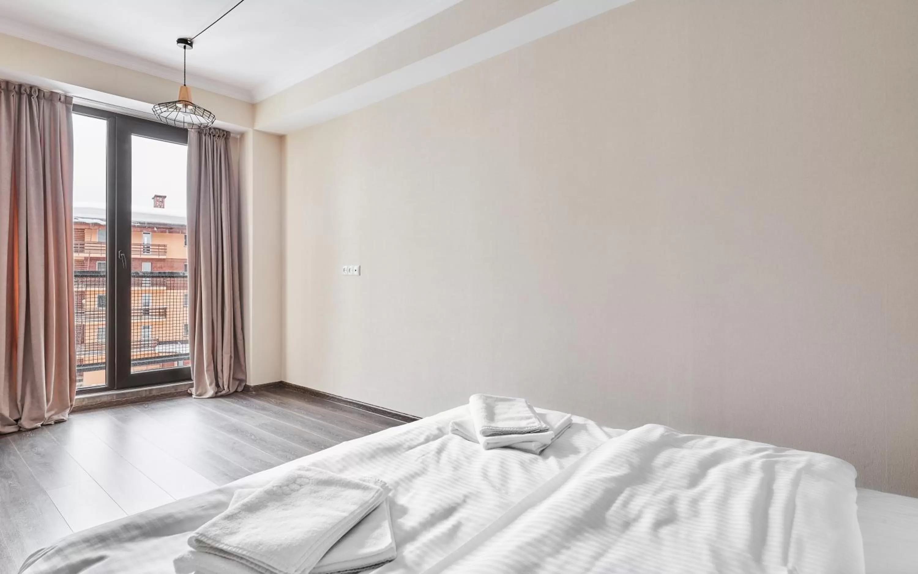 Bed in Gudauri Loft Hotel