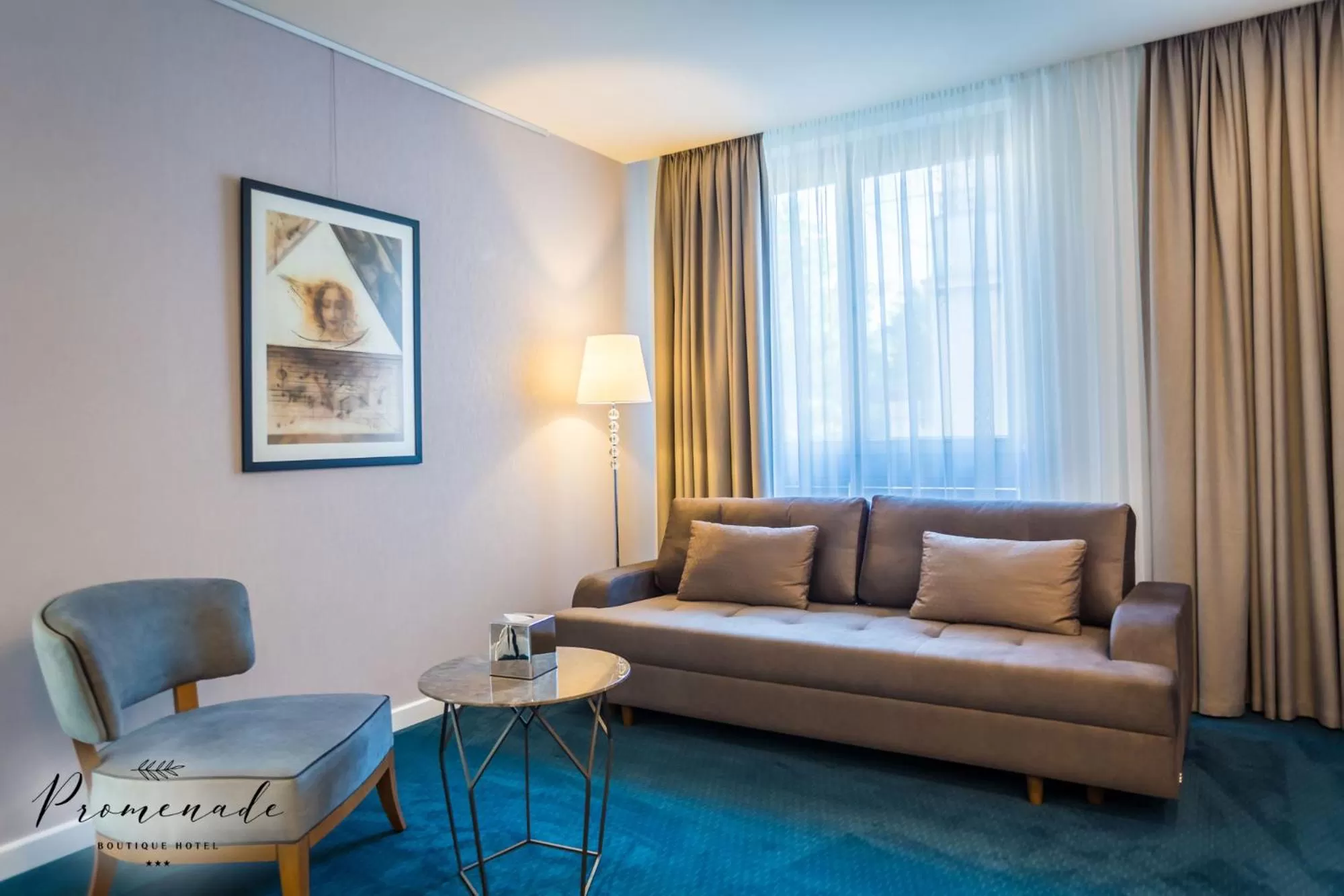 Seating area in Hotel Residence Promenade