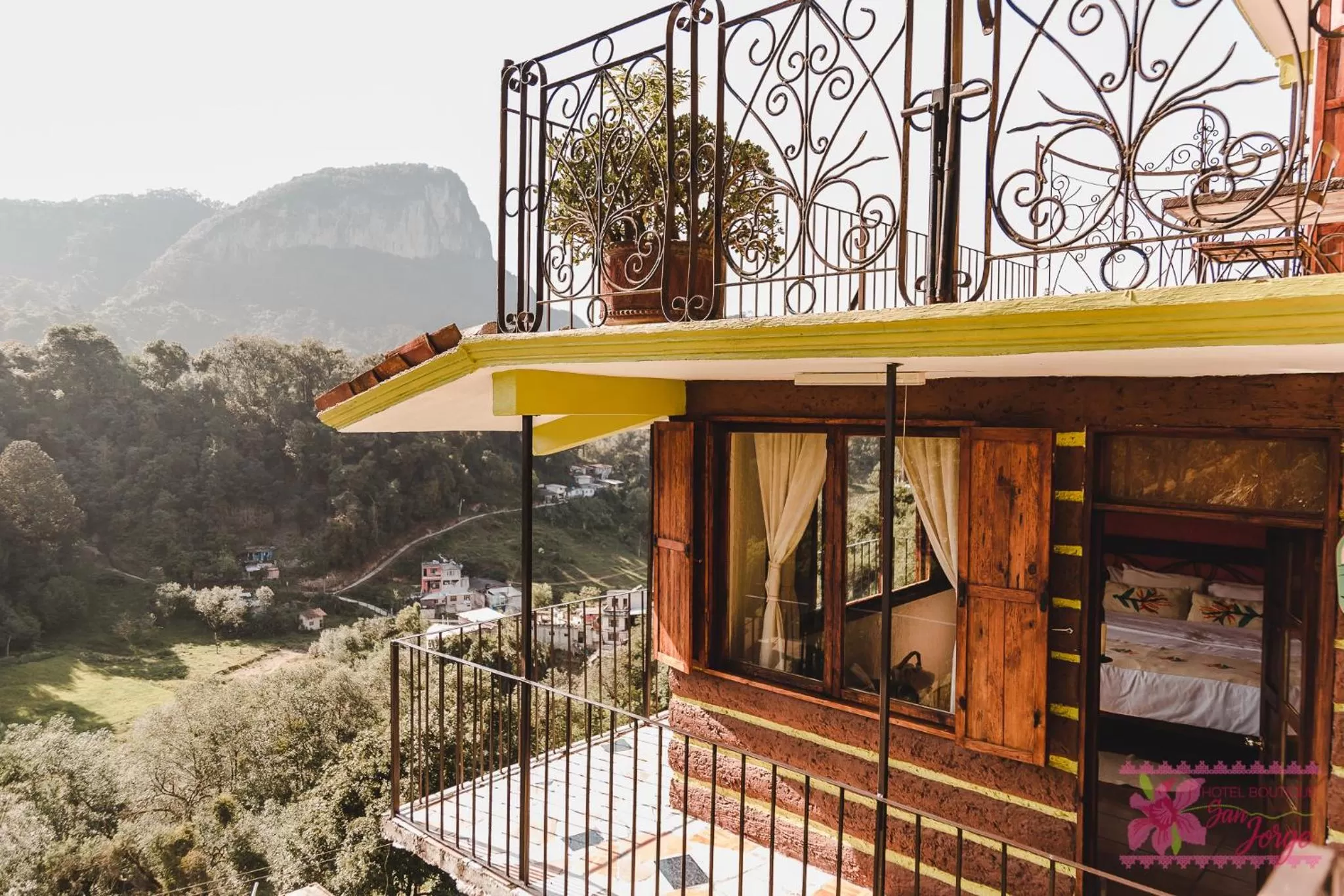 Garden view in Hotel San Jorge