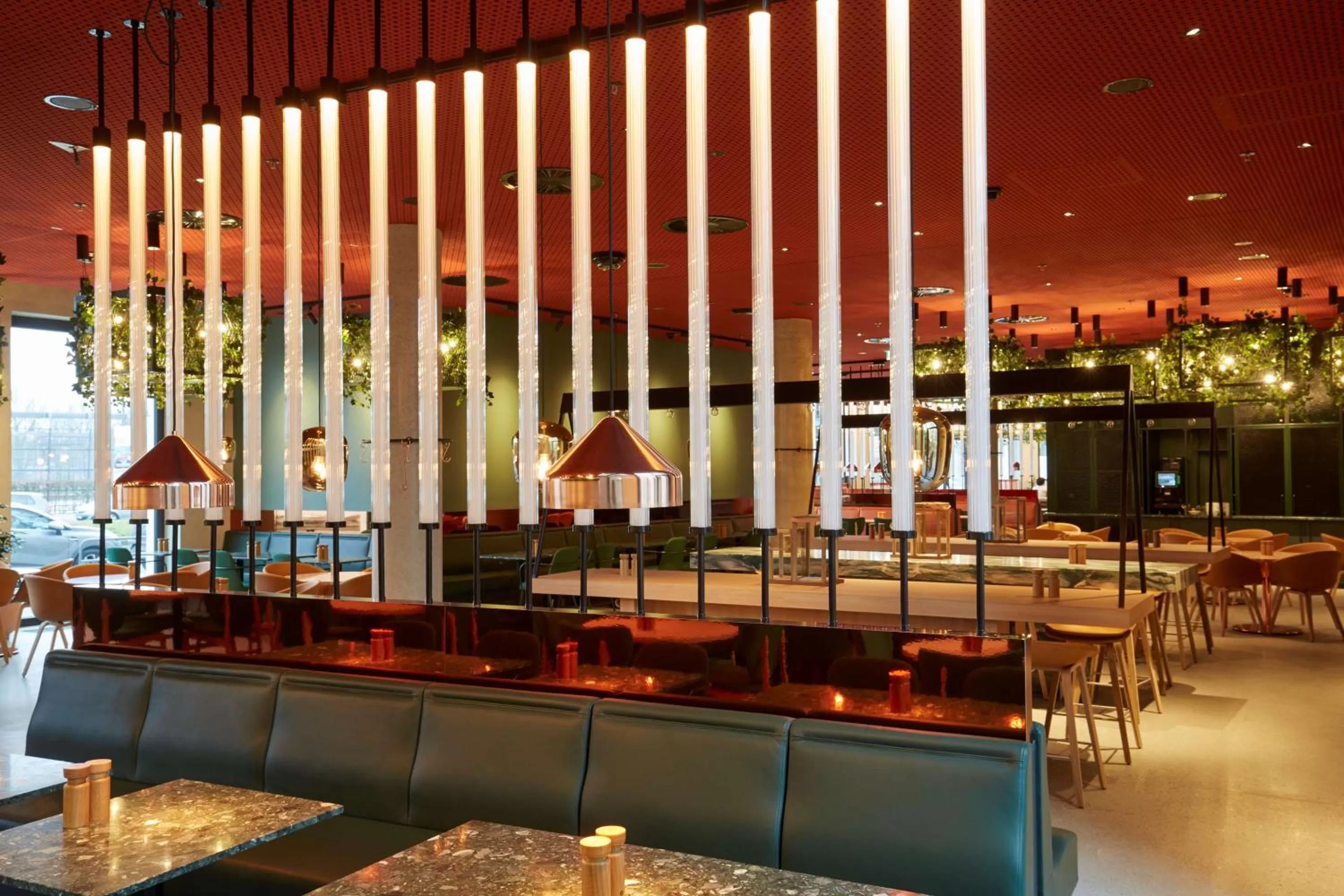 Restaurant/places to eat in Scandic Frankfurt Hafenpark