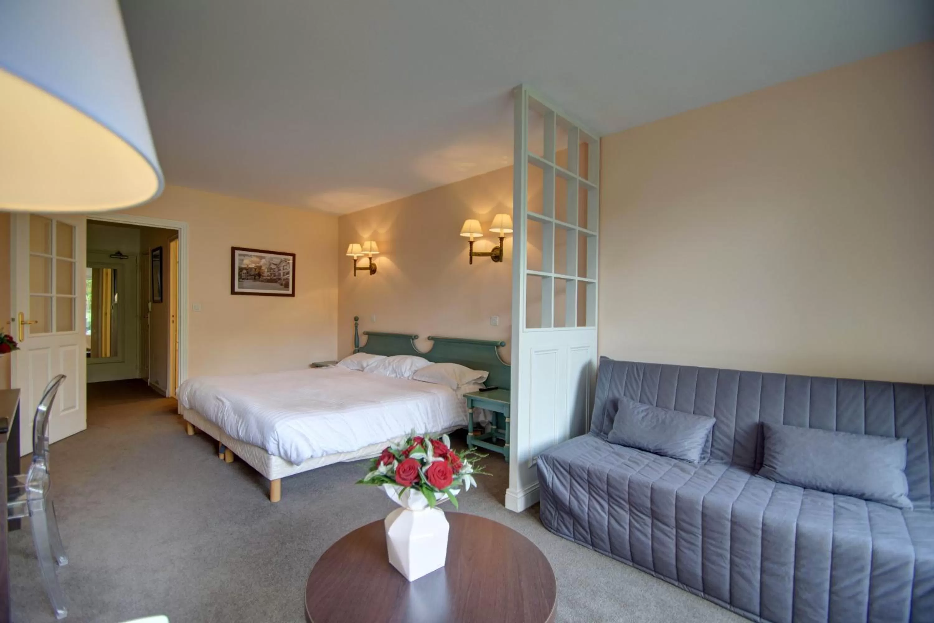 Bedroom, Bed in Hôtel du Parc