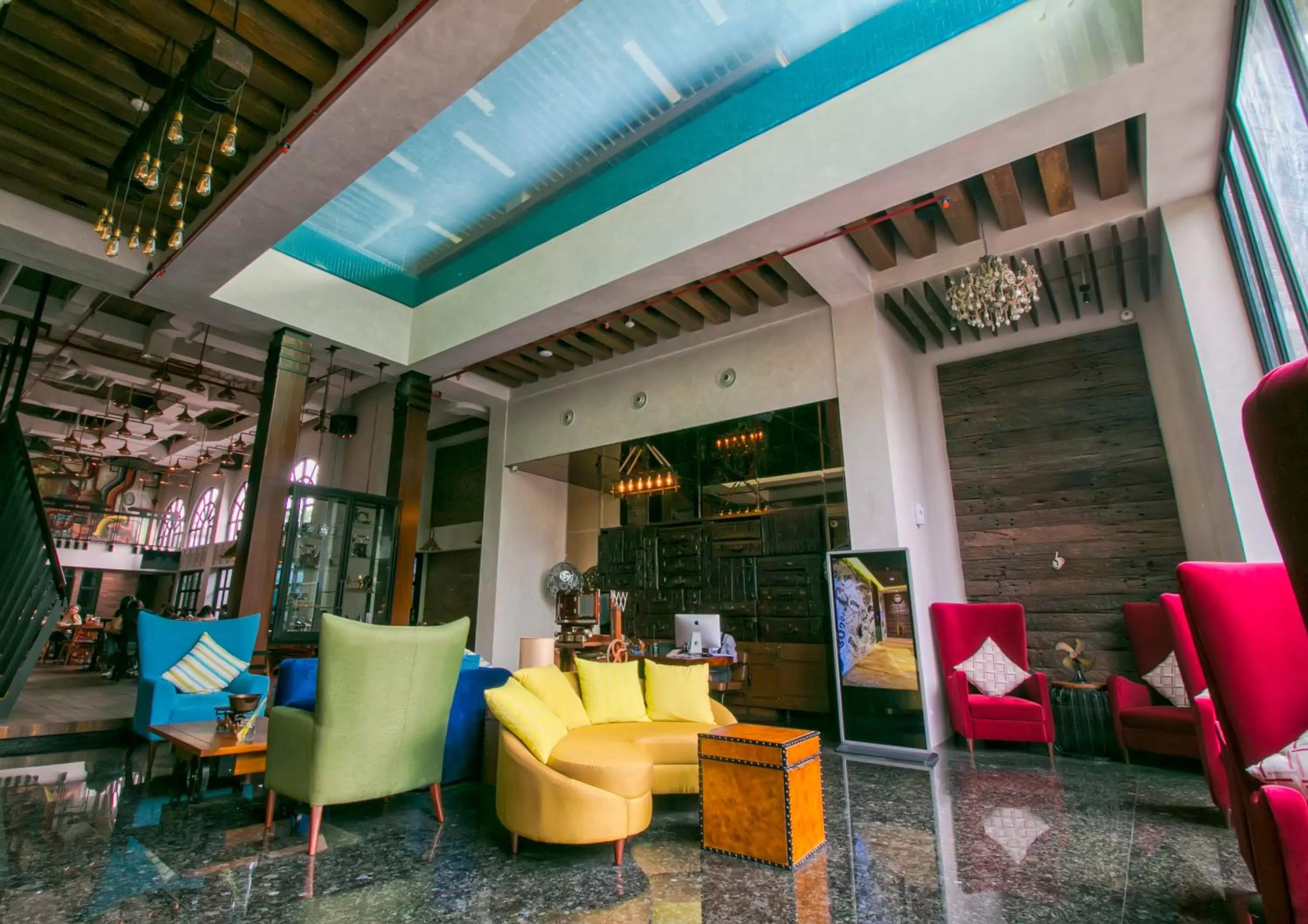 Lobby or reception in Posto Dormire Hotel