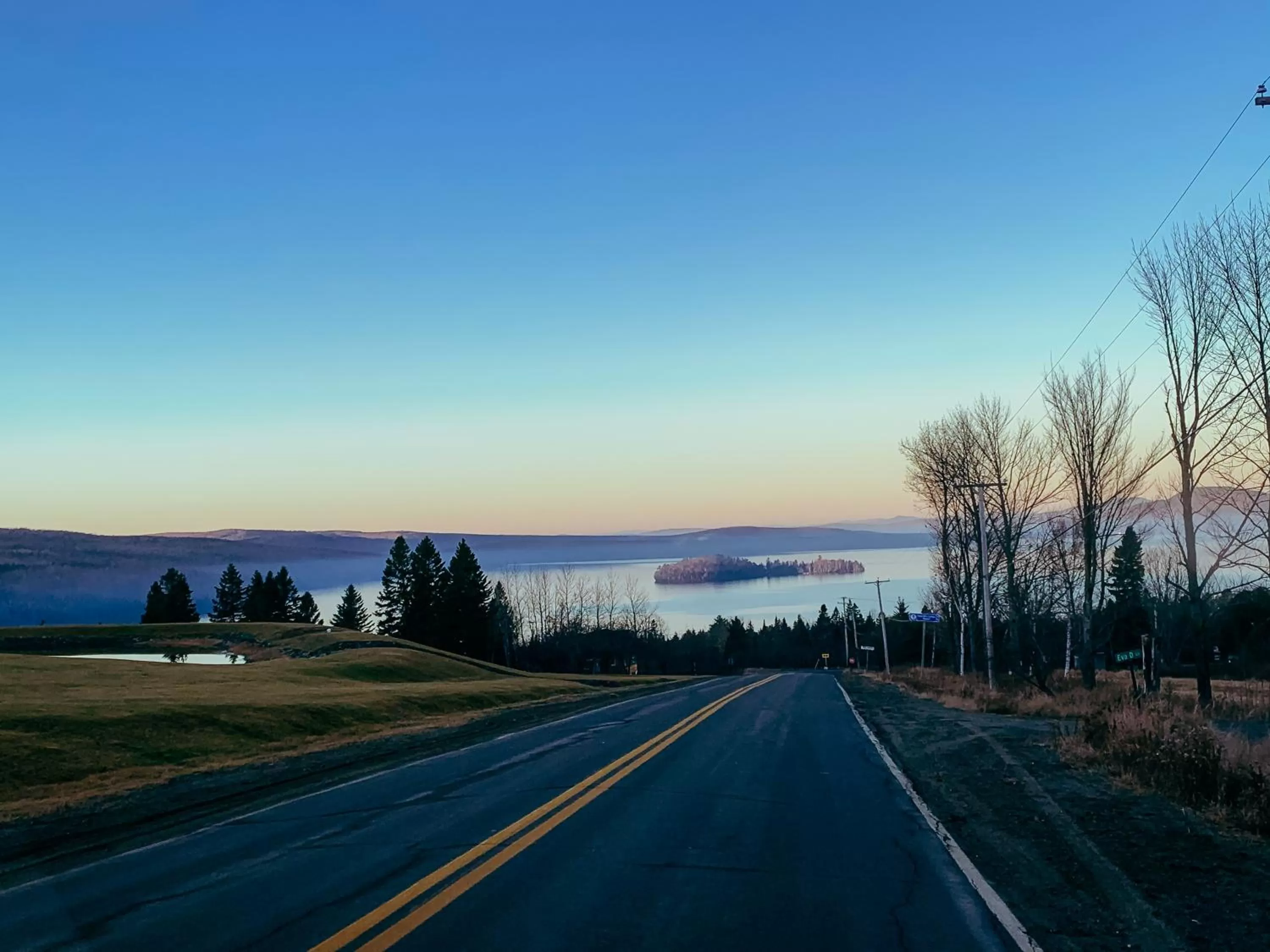 Lake view in Rangeley Town & Lake