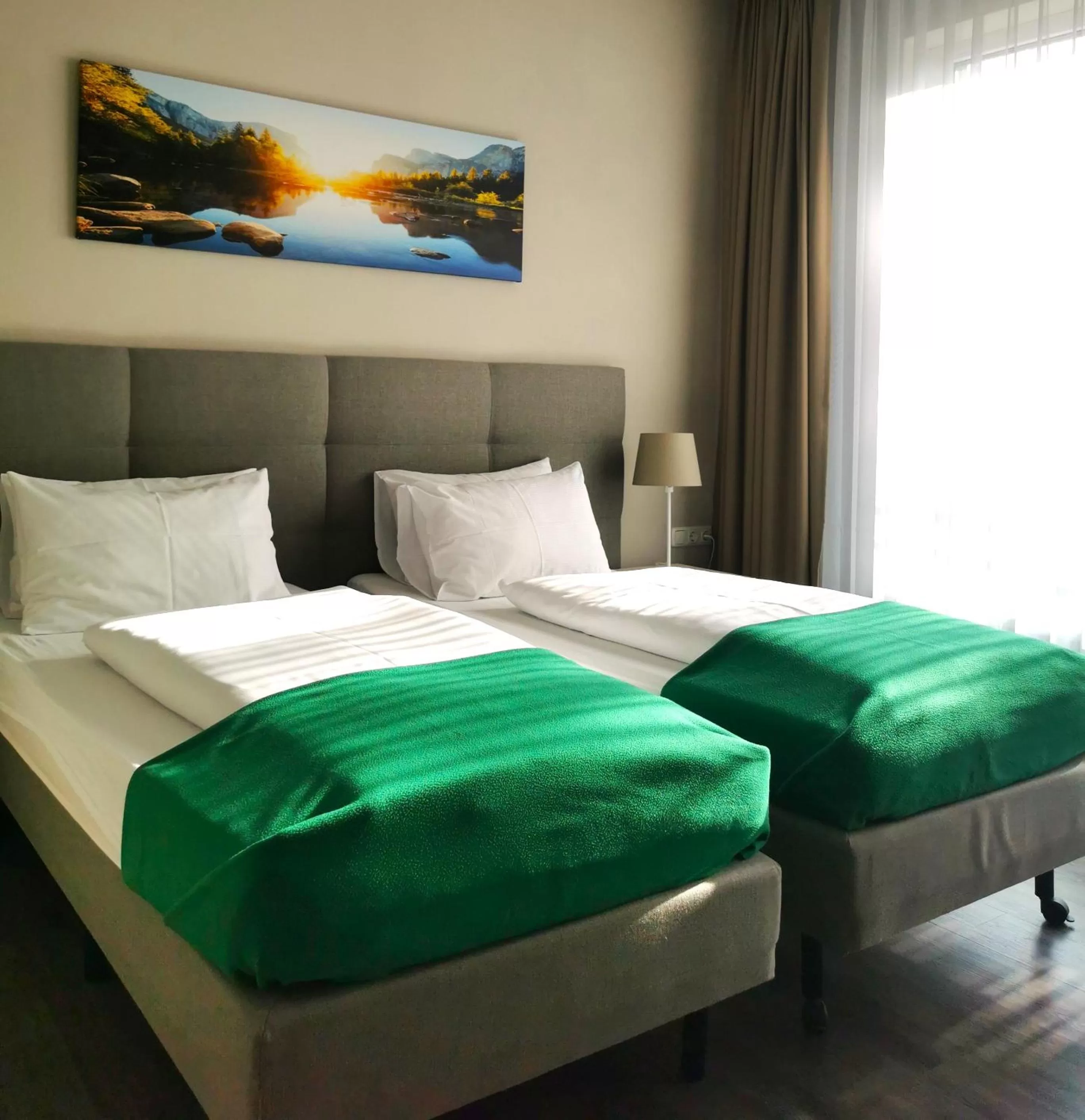 Photo of the whole room, Bed in Hotel Gutsmühle