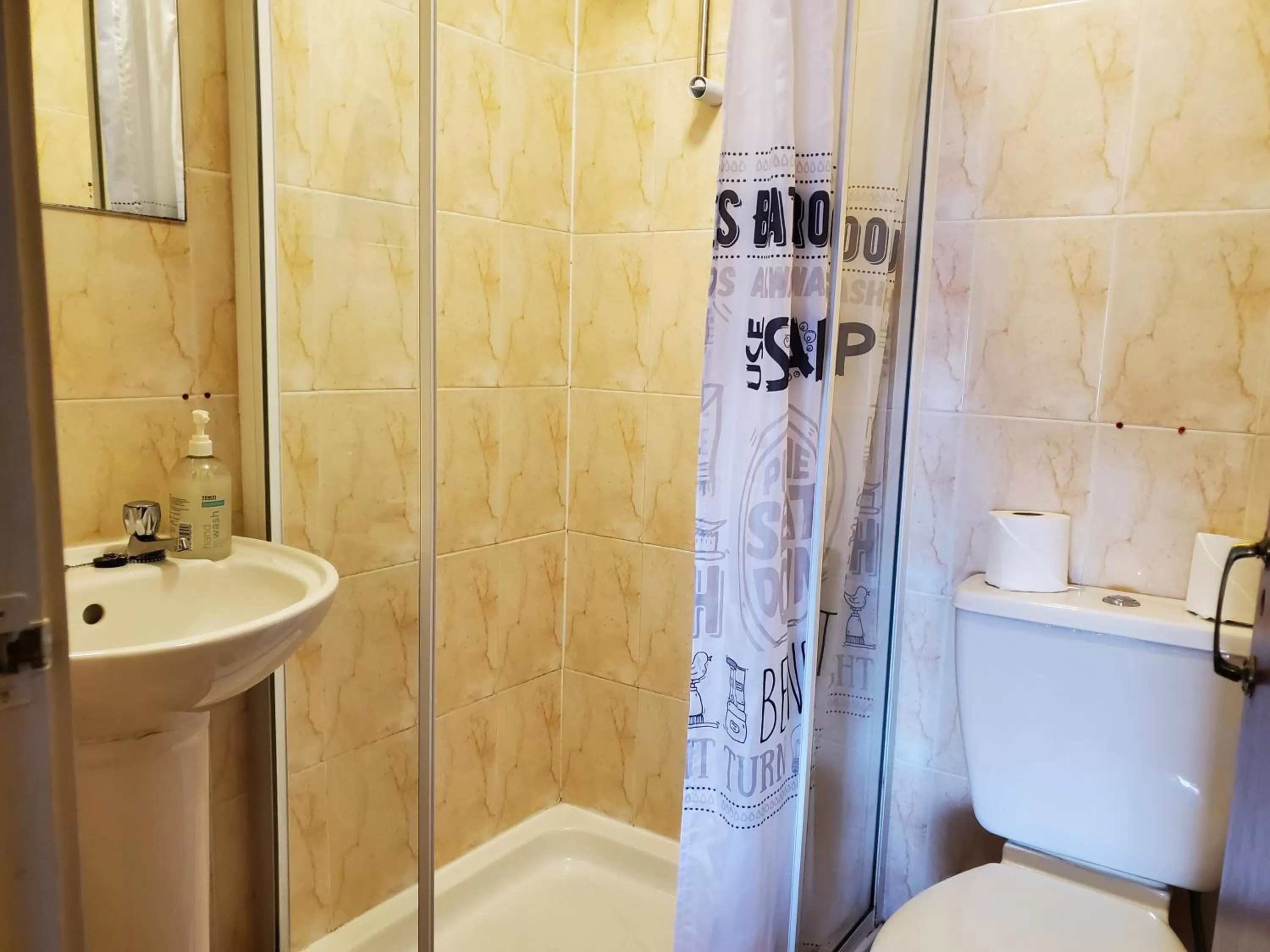 Shower in The Regency Hotel