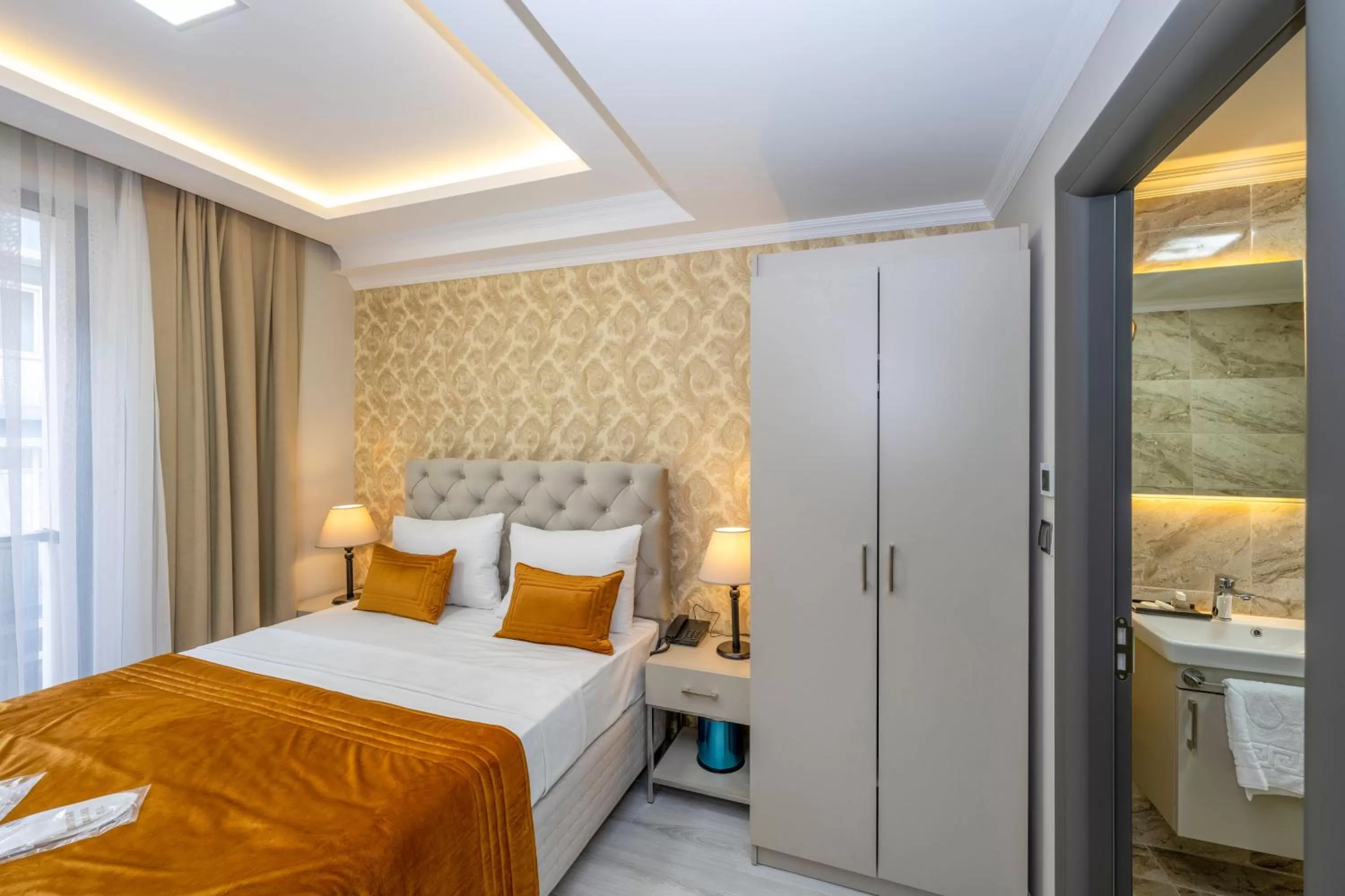 Photo of the whole room, Bed in SKYSTAR DELUXE HOTEL