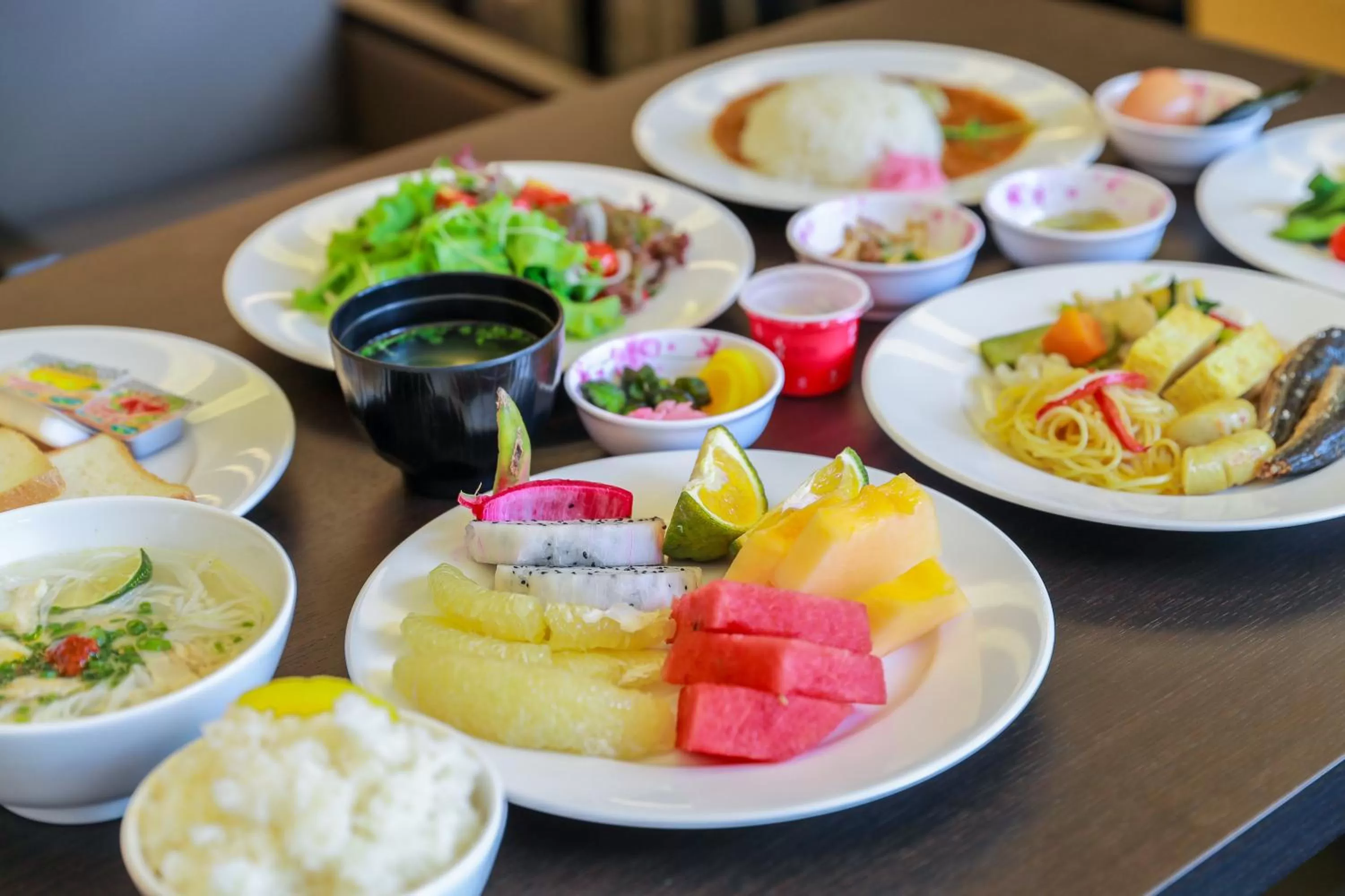 Buffet breakfast in Kuretake Inn Kim Ma 132