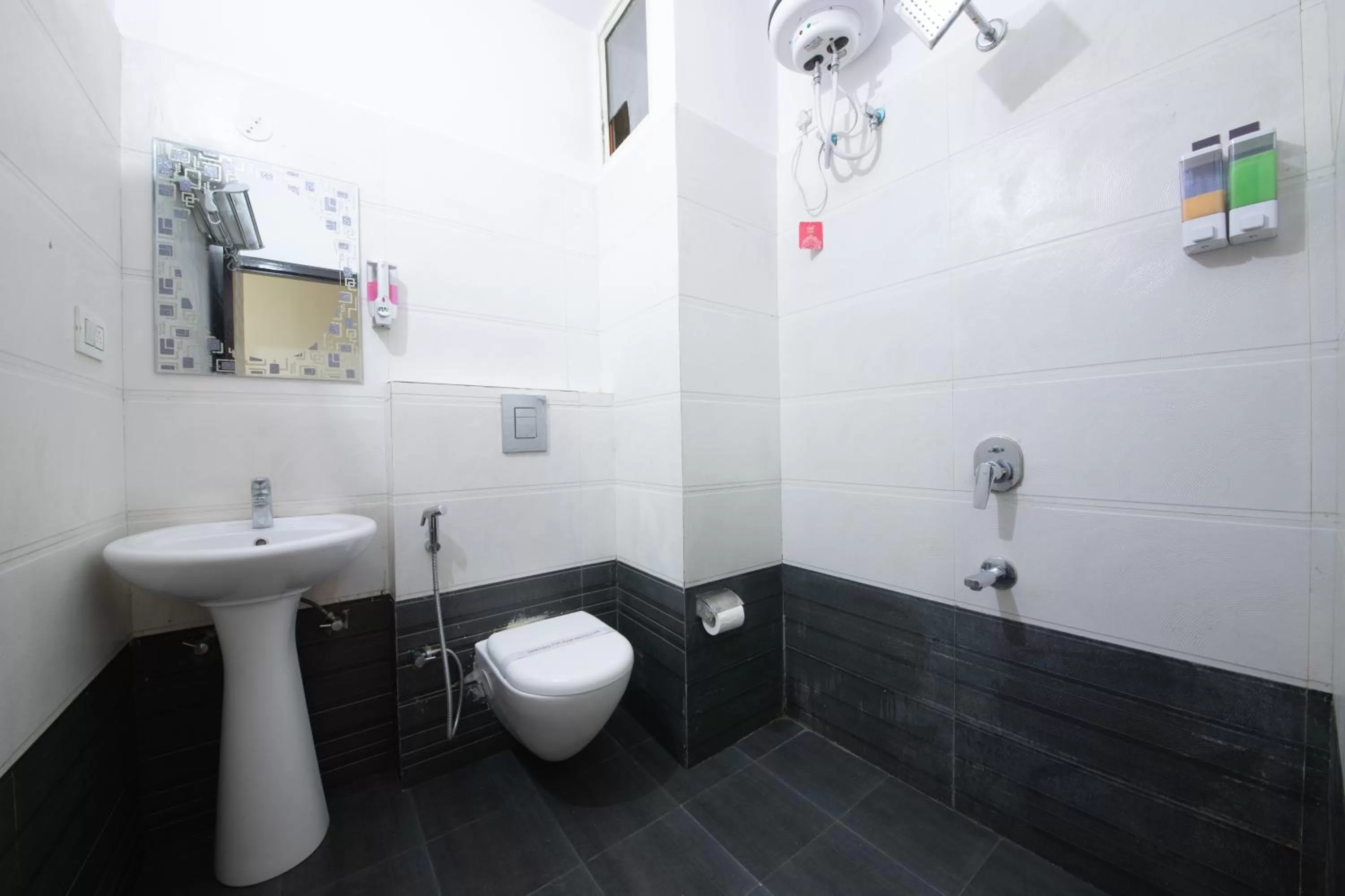 Toilet in Perfectstayz Value Dwarkesh - Hotel Near Haridwar Railway station