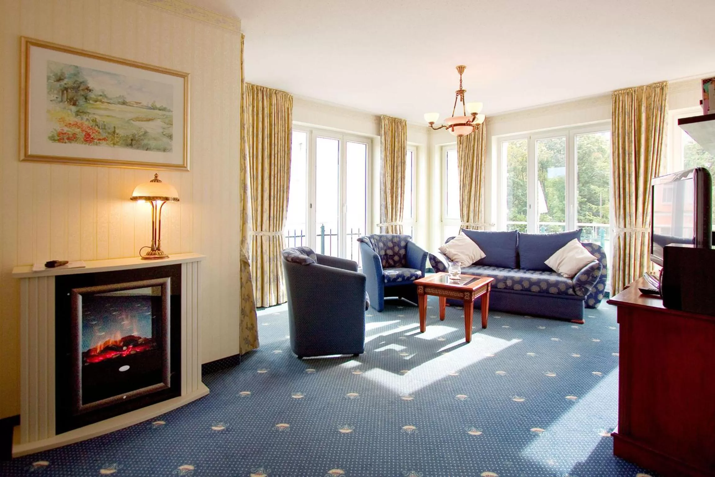 Living room in SEETELHOTEL Ostseeresidenz Ahlbeck