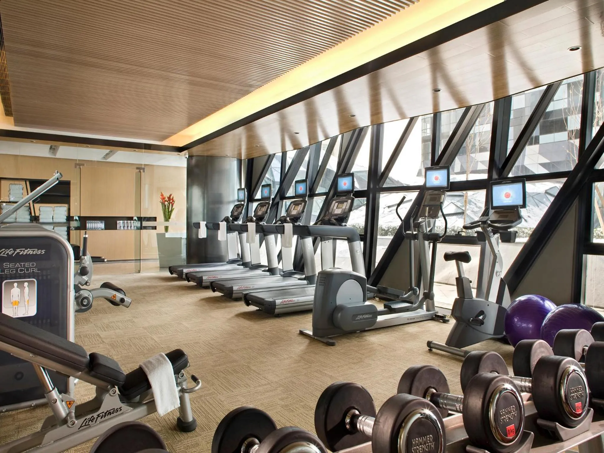 Fitness centre/facilities in Ascott Raffles City Beijing