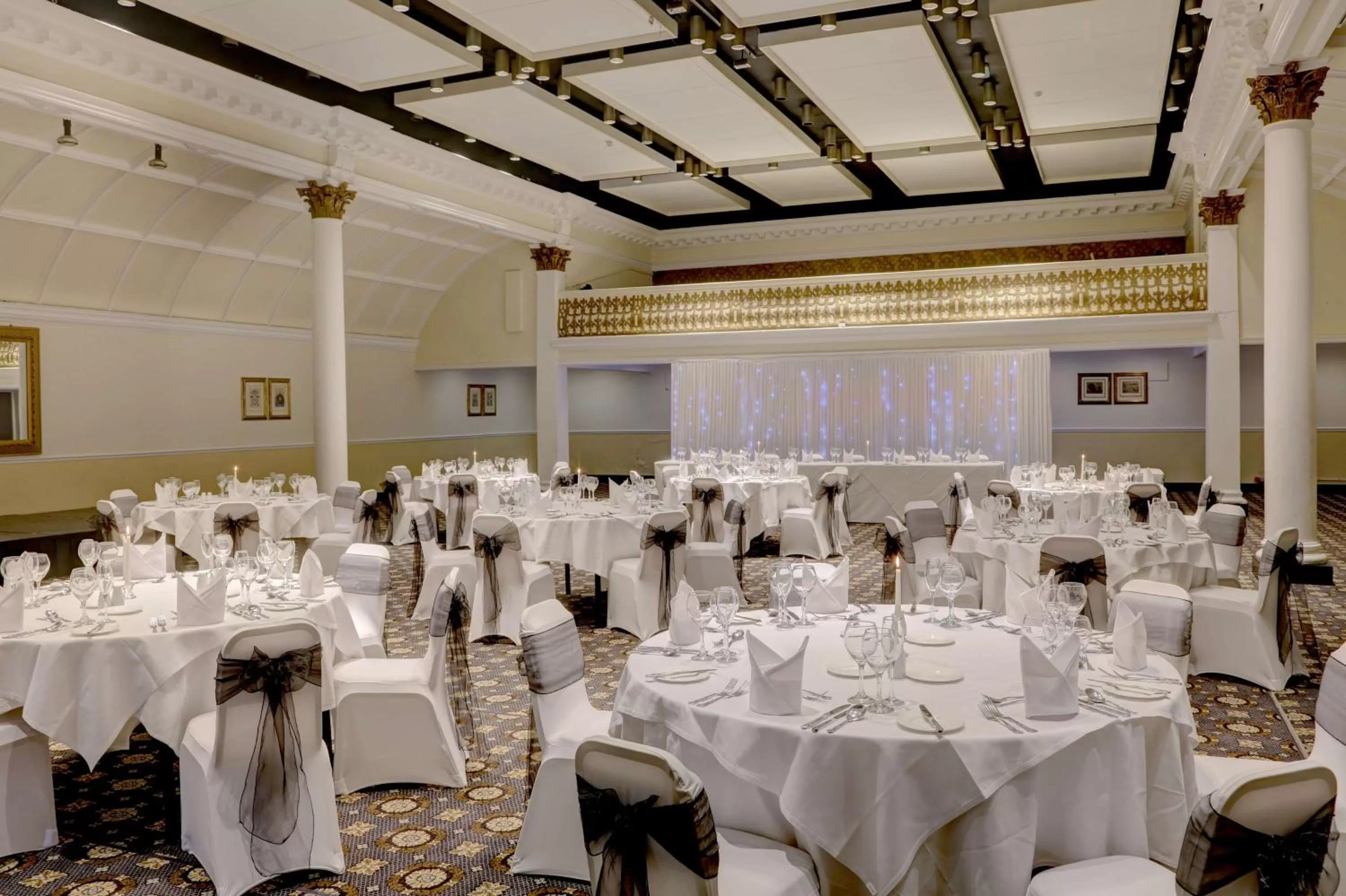 On site in Crown & Mitre Hotel