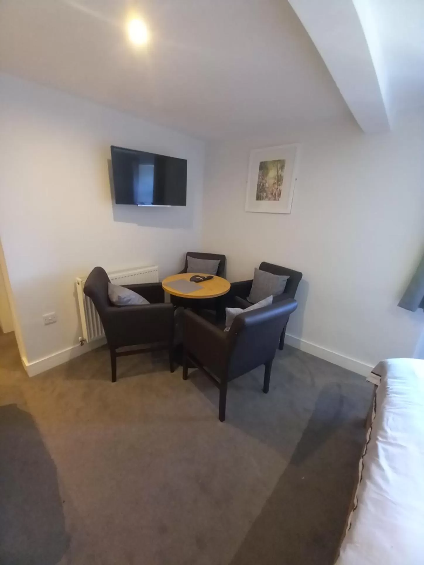 Seating area in The Saxon Inn