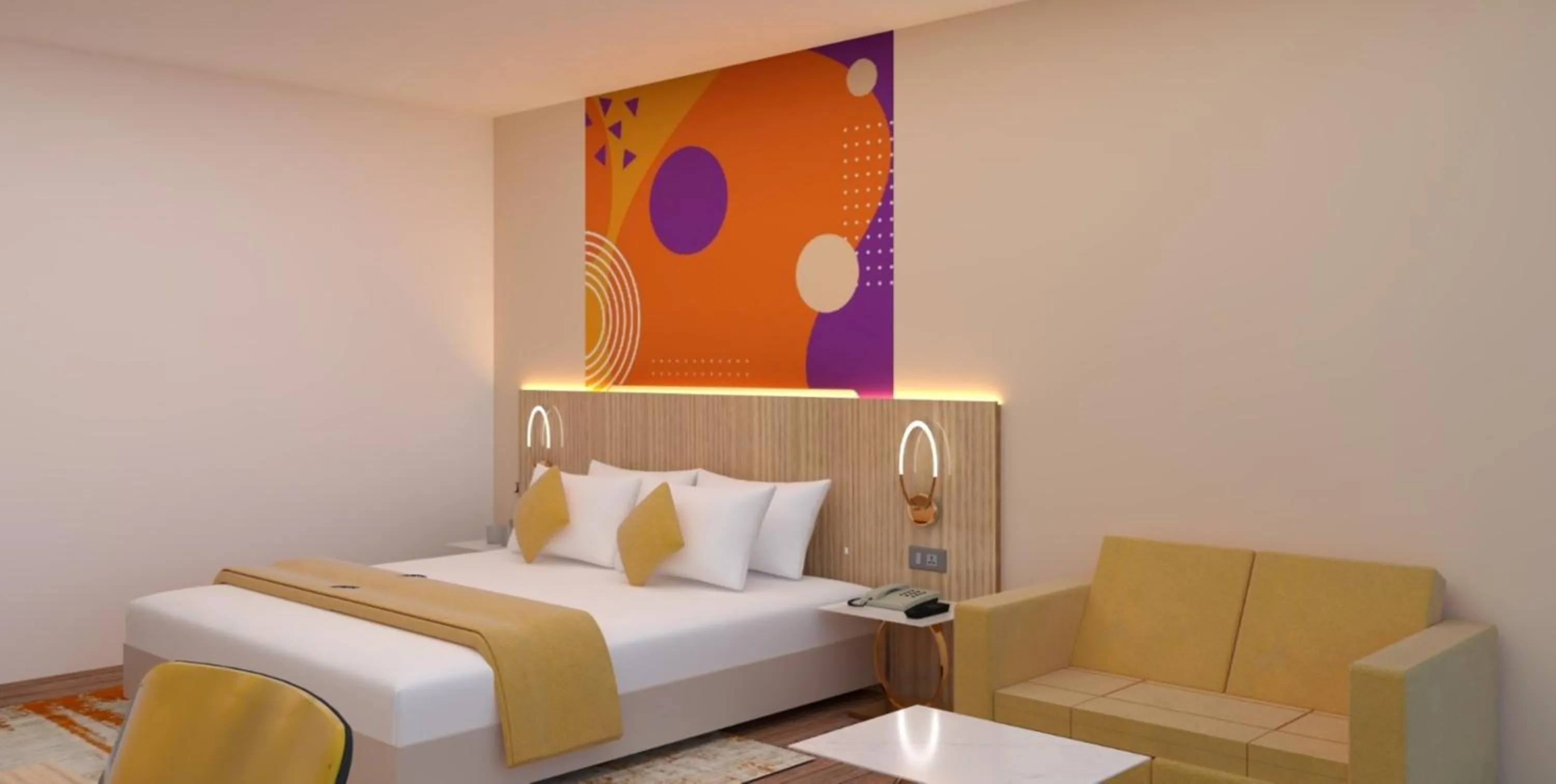 Bedroom, Bed in IRA by Orchid, Nashik