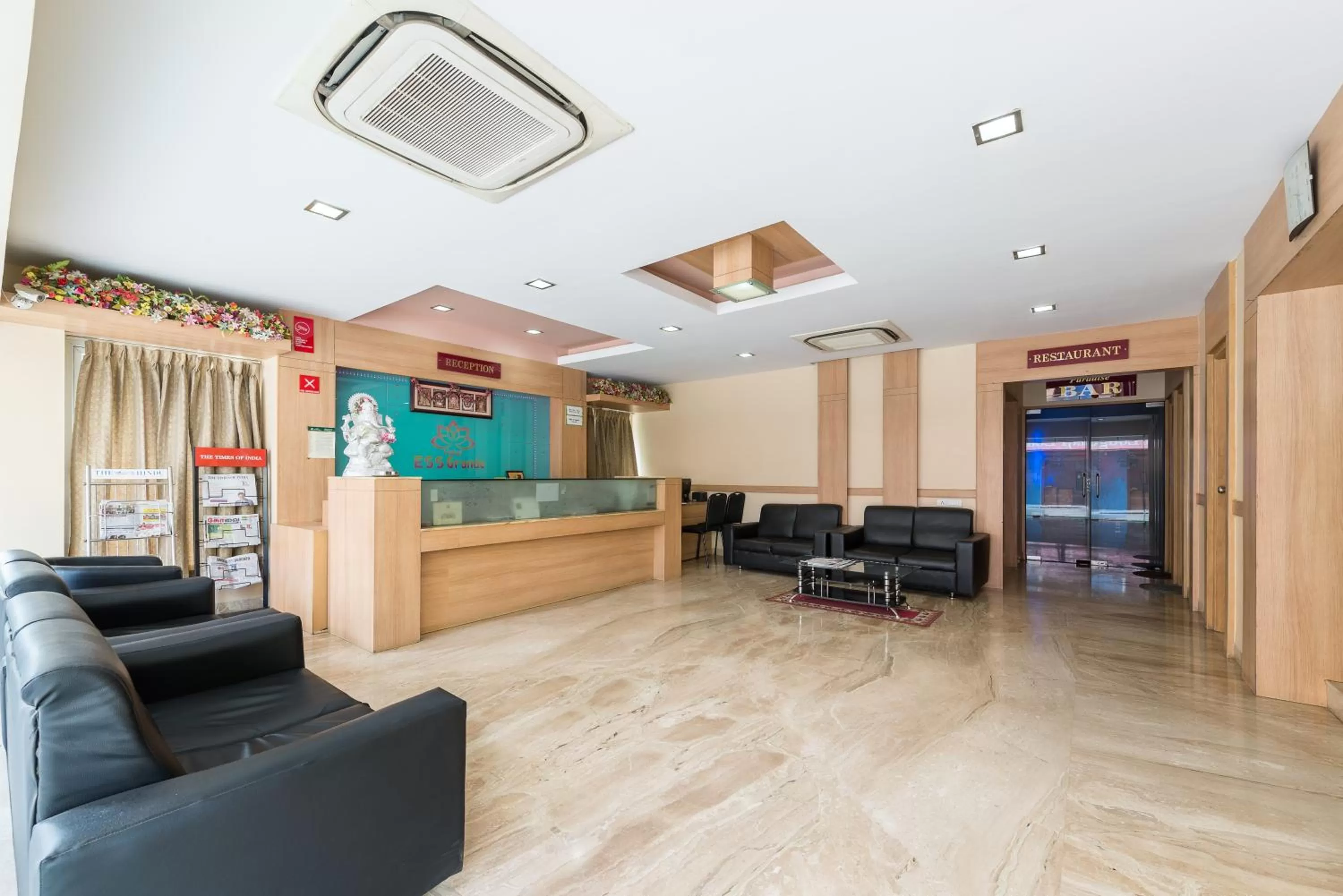 Lobby or reception in Treebo ESS Grande