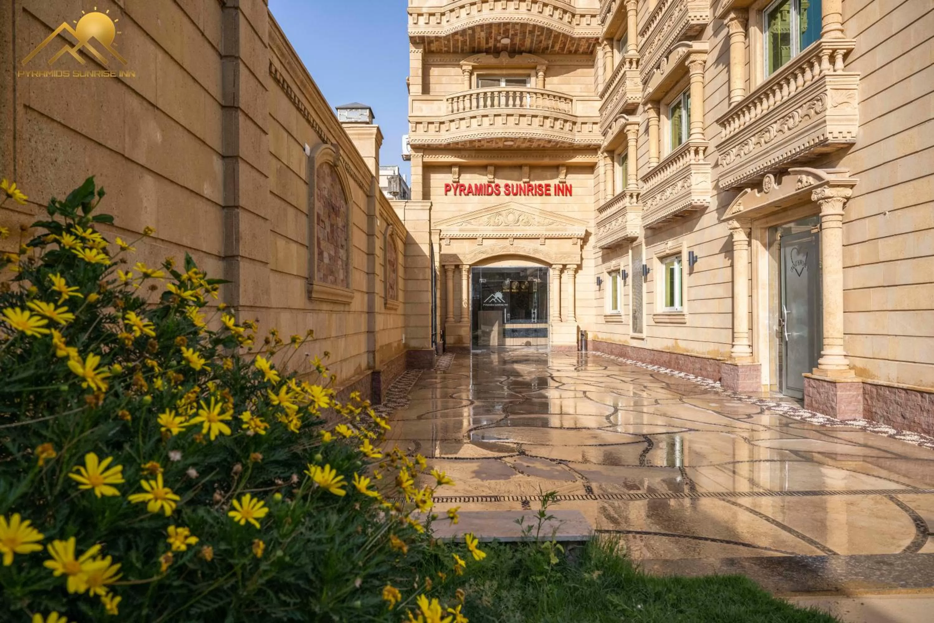 Property building in Pyramids sunrise inn