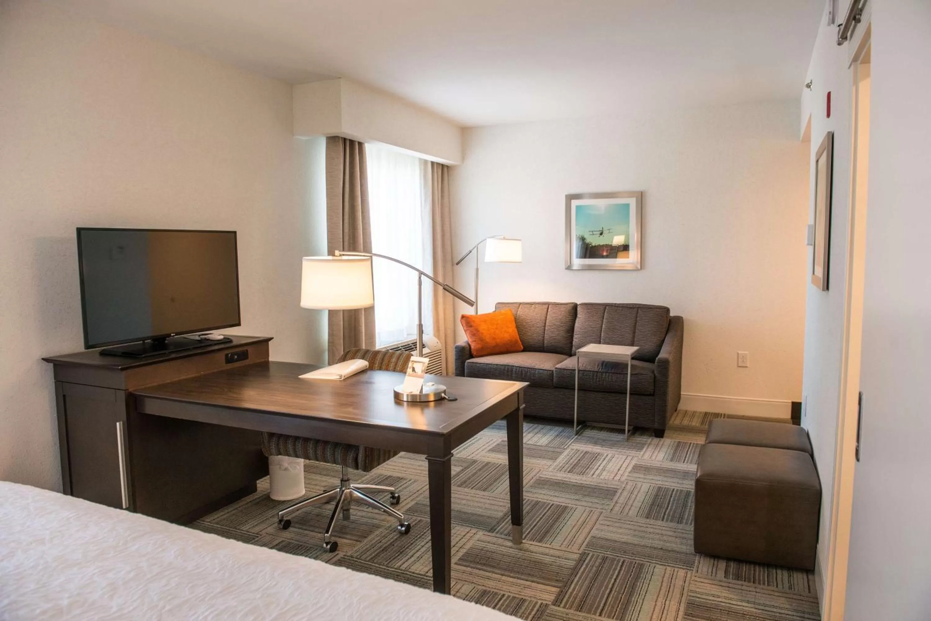 Bed in Hampton Inn Bainbridge, GA