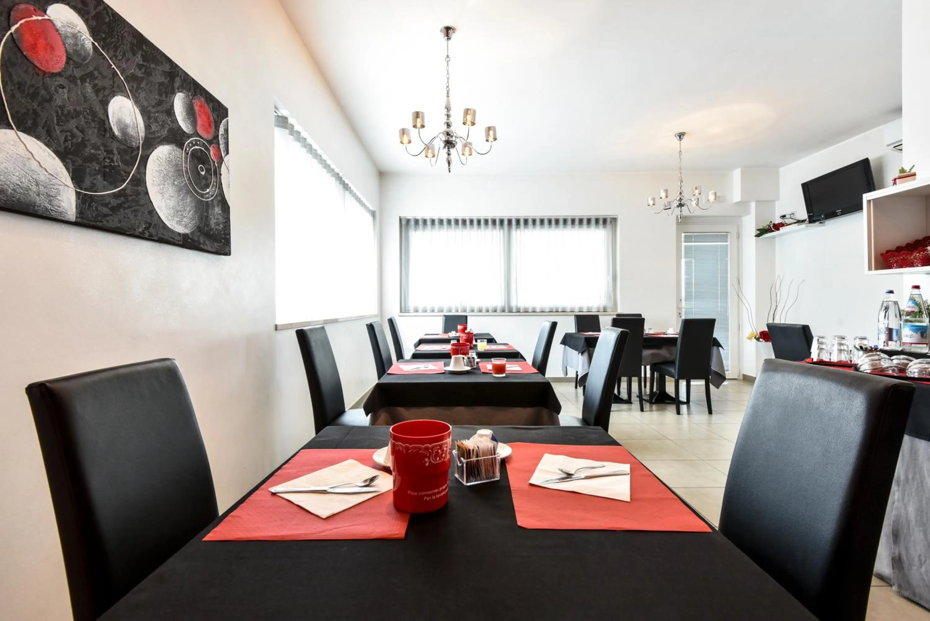 Buffet breakfast in Hotel Villa Bianca