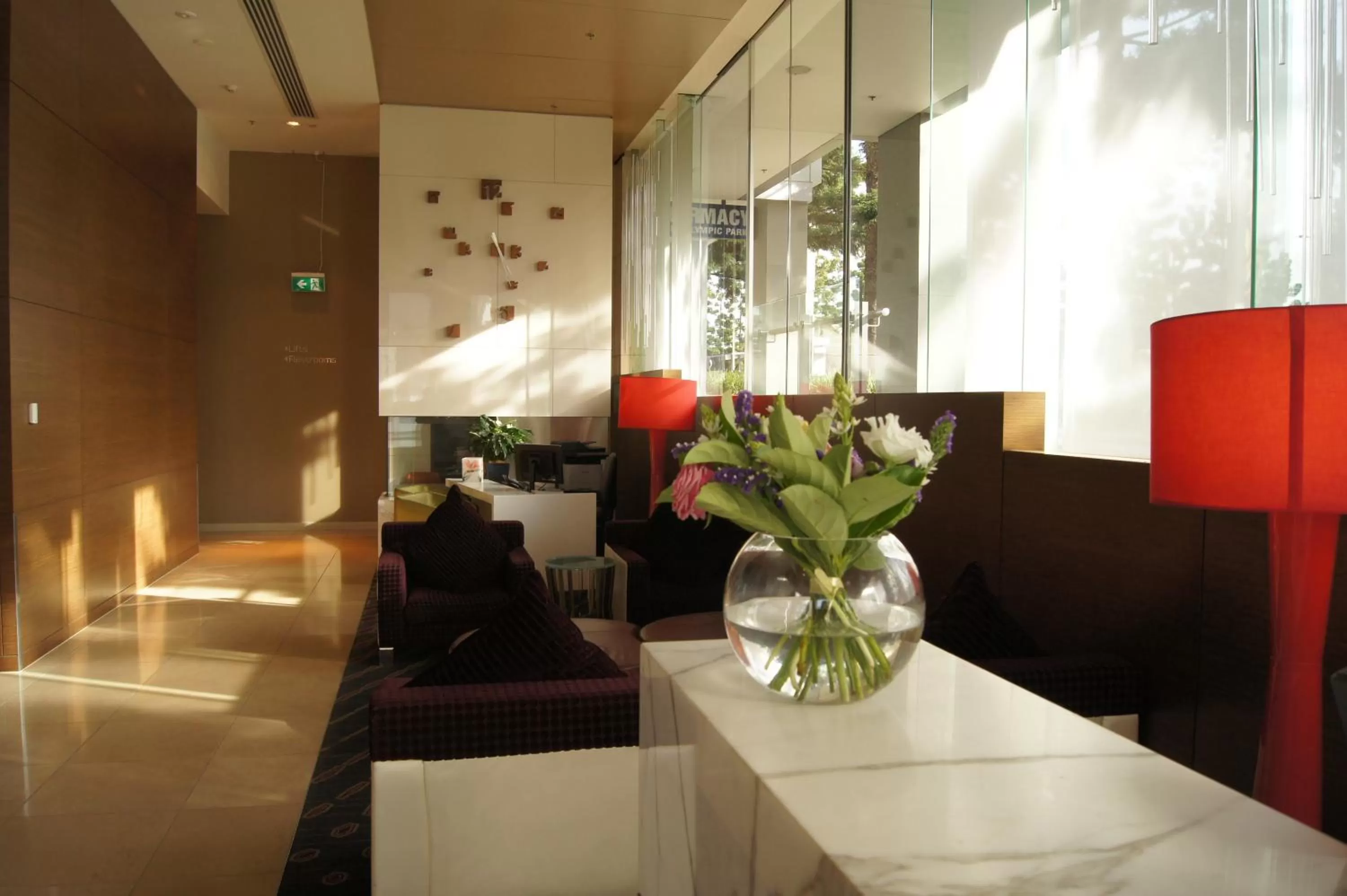 Lobby or reception in Pullman Sydney Olympic Park