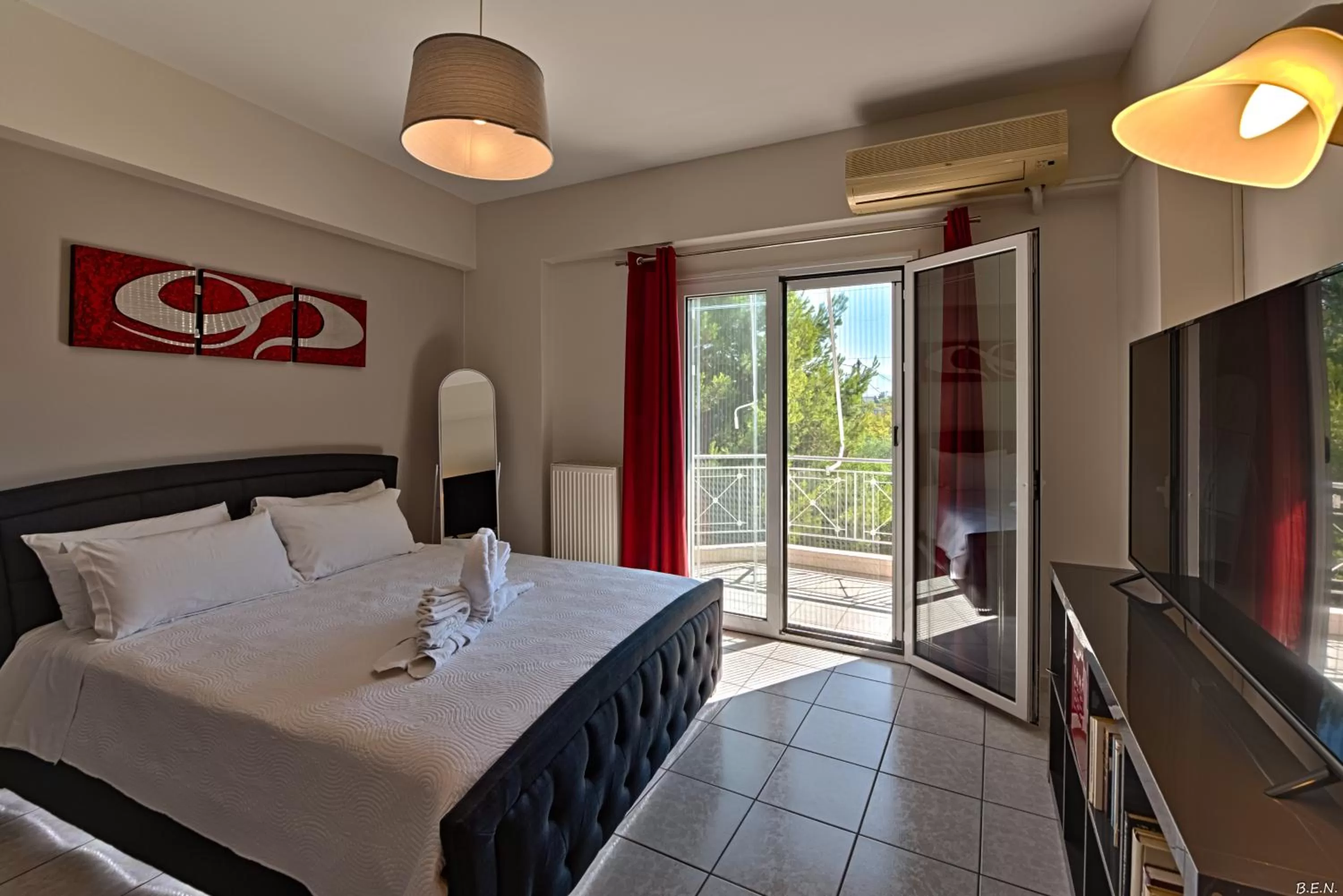 Bed in Alexia's Apartments