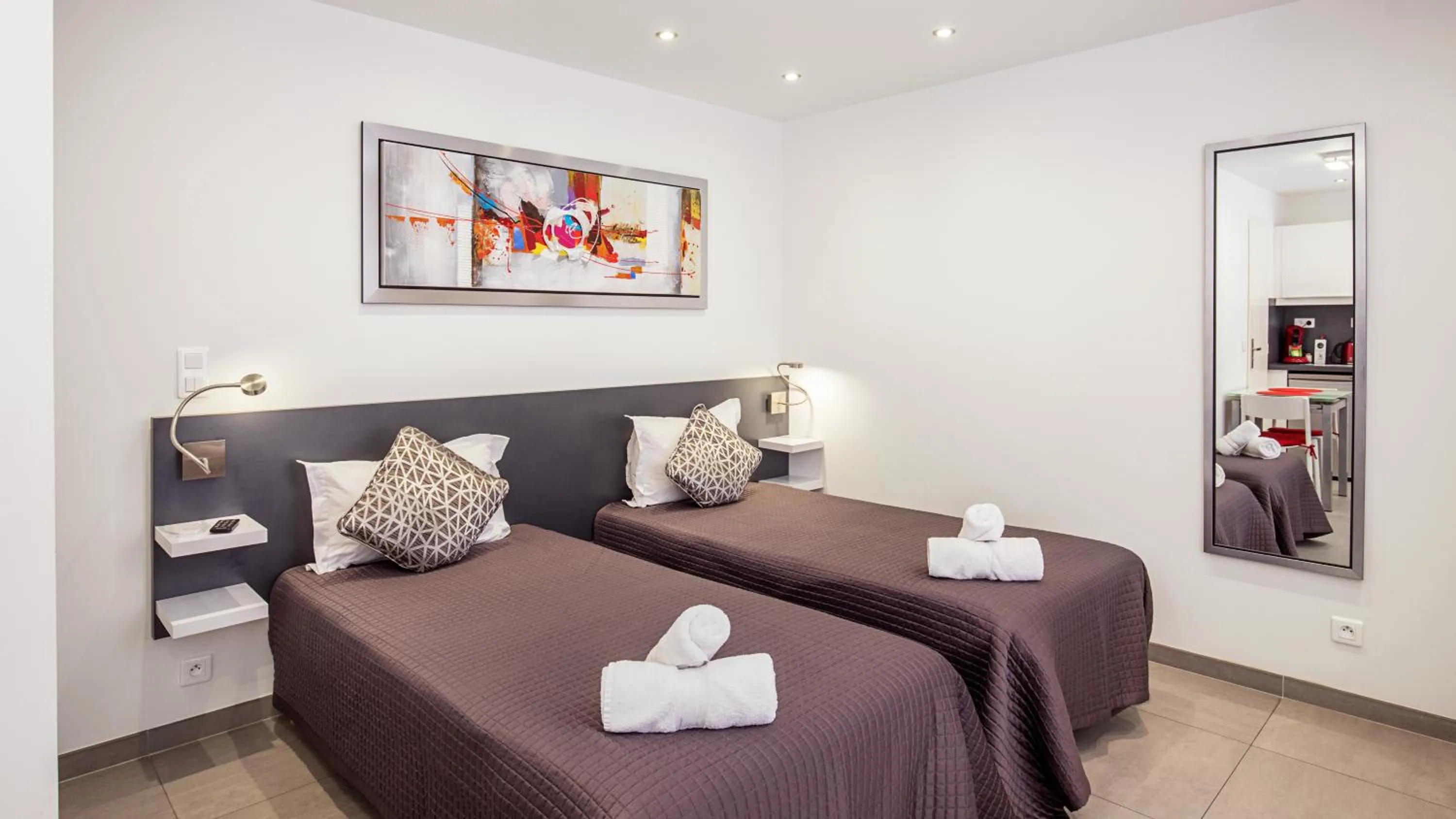 Bedroom, Bed in Hotel De L'Horloge